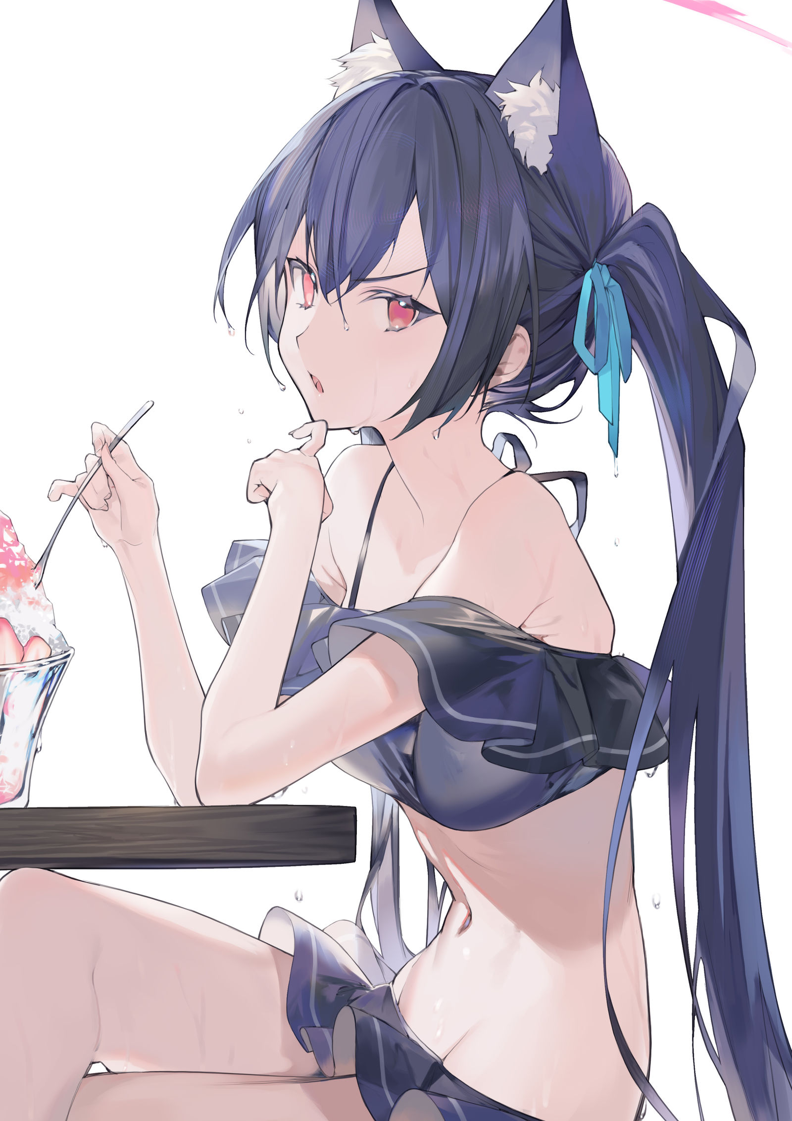 水着セリカ-碧蓝档案黑见茜香