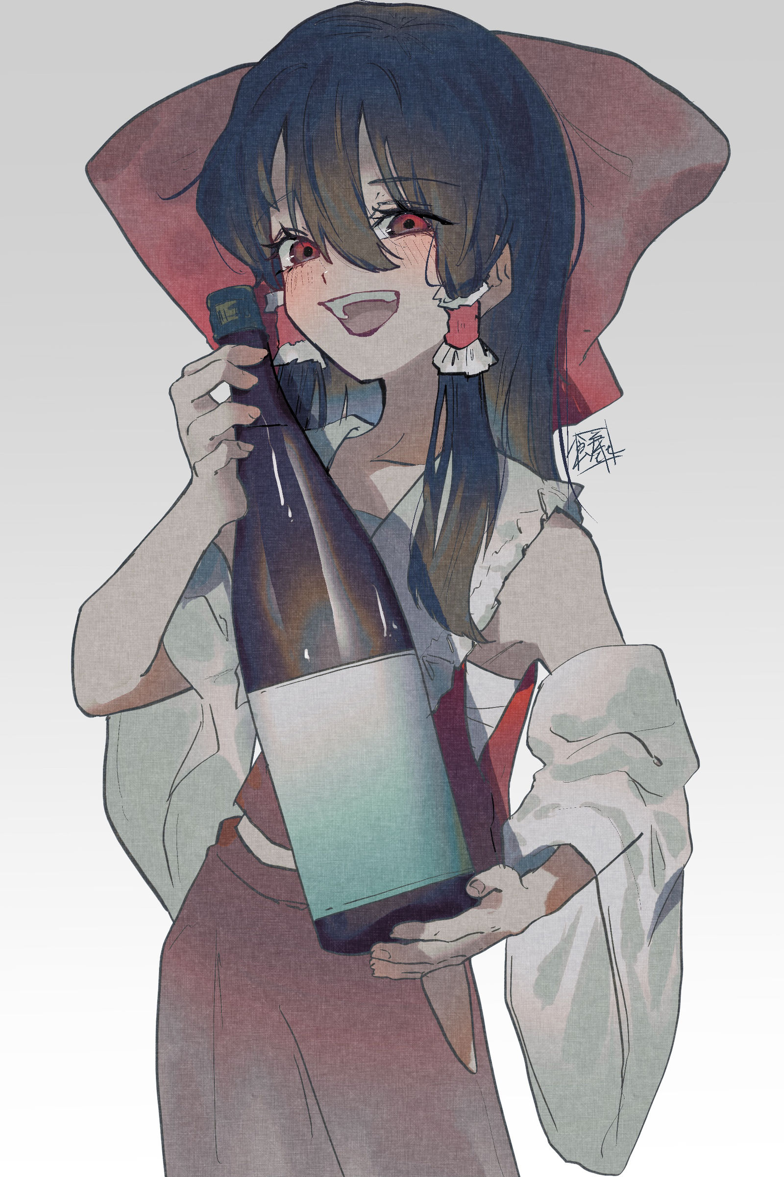 霊夢さん插画图片壁纸