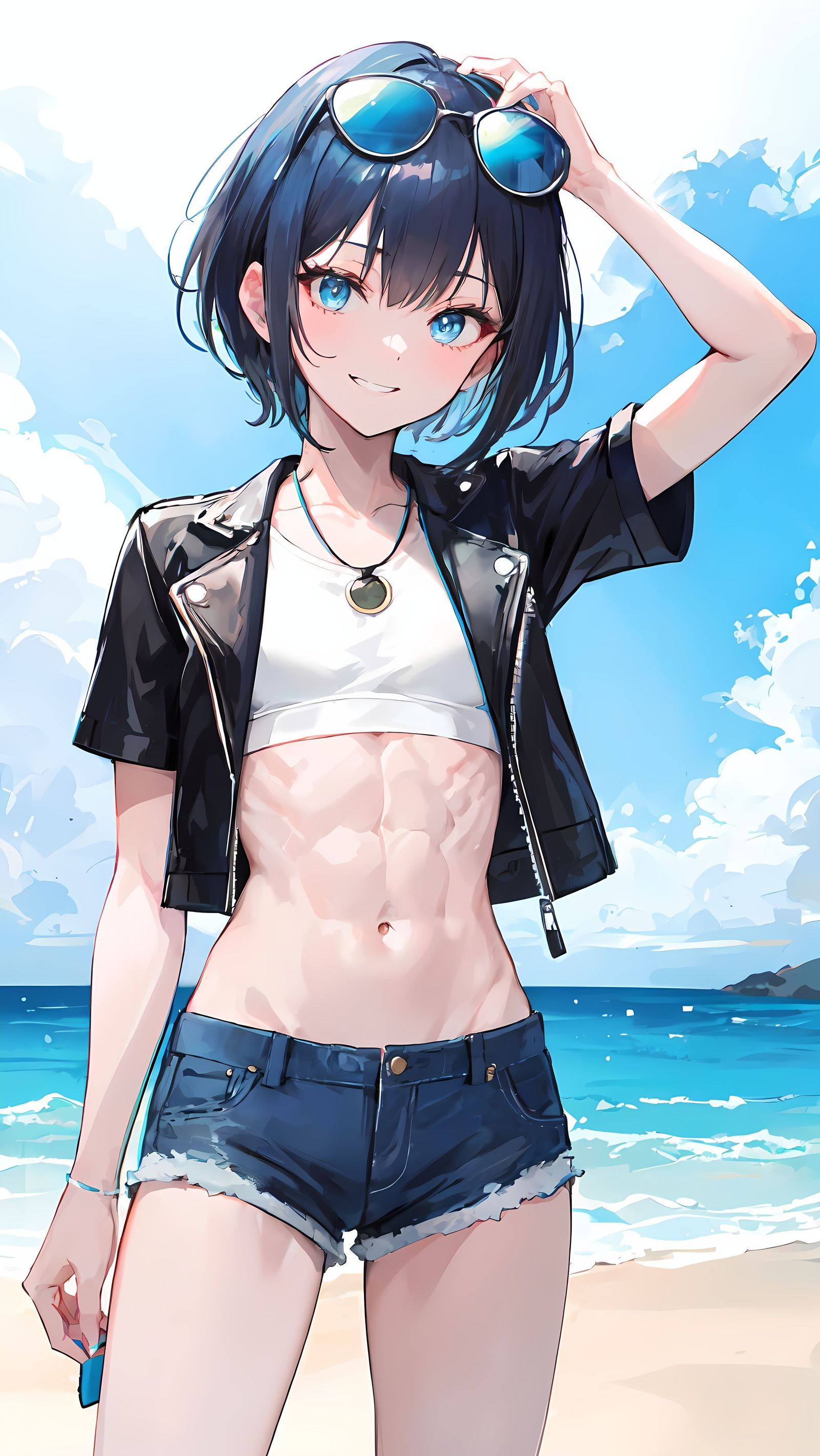 海边度假插画图片壁纸