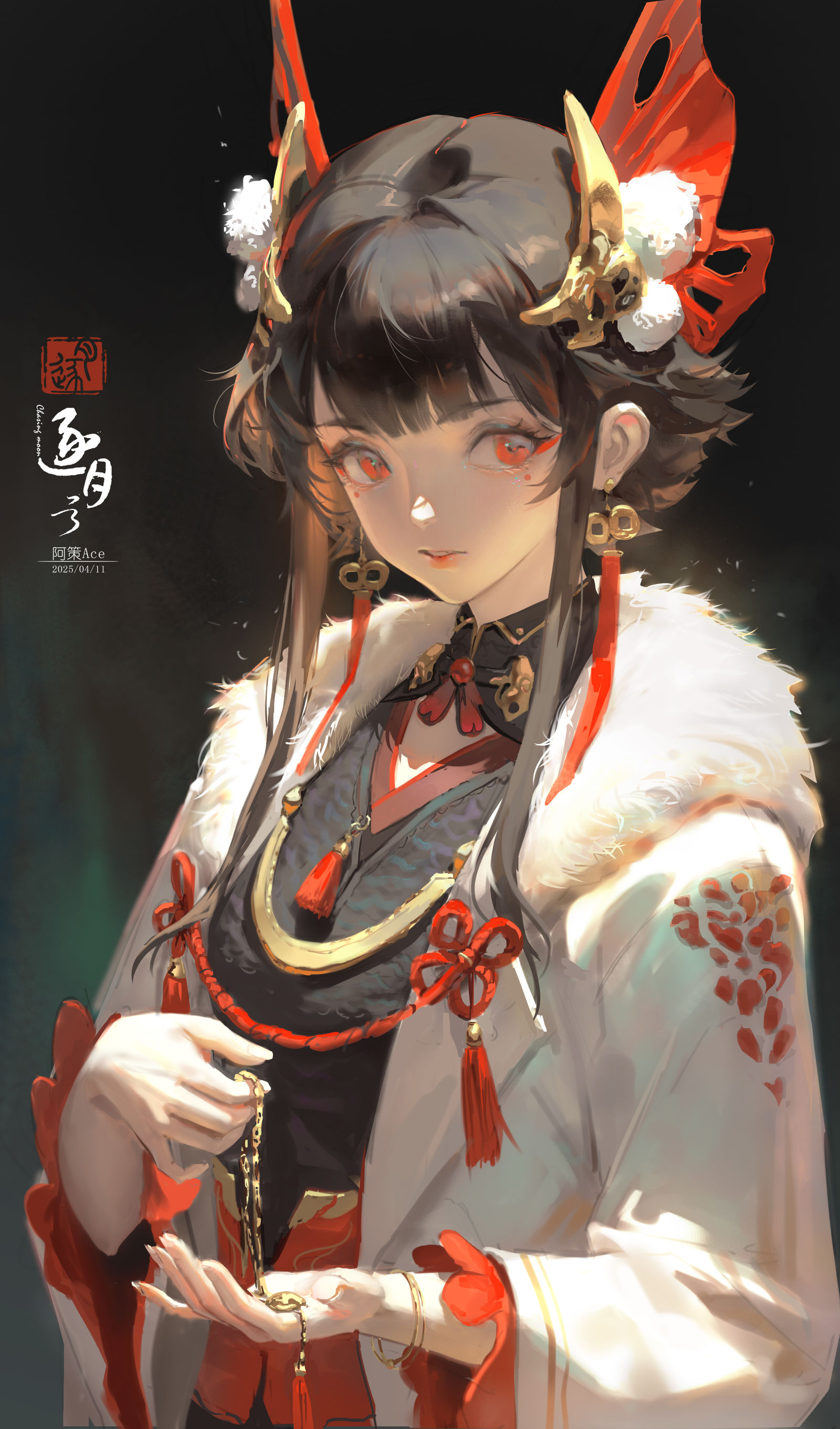 《小旗》插画图片壁纸