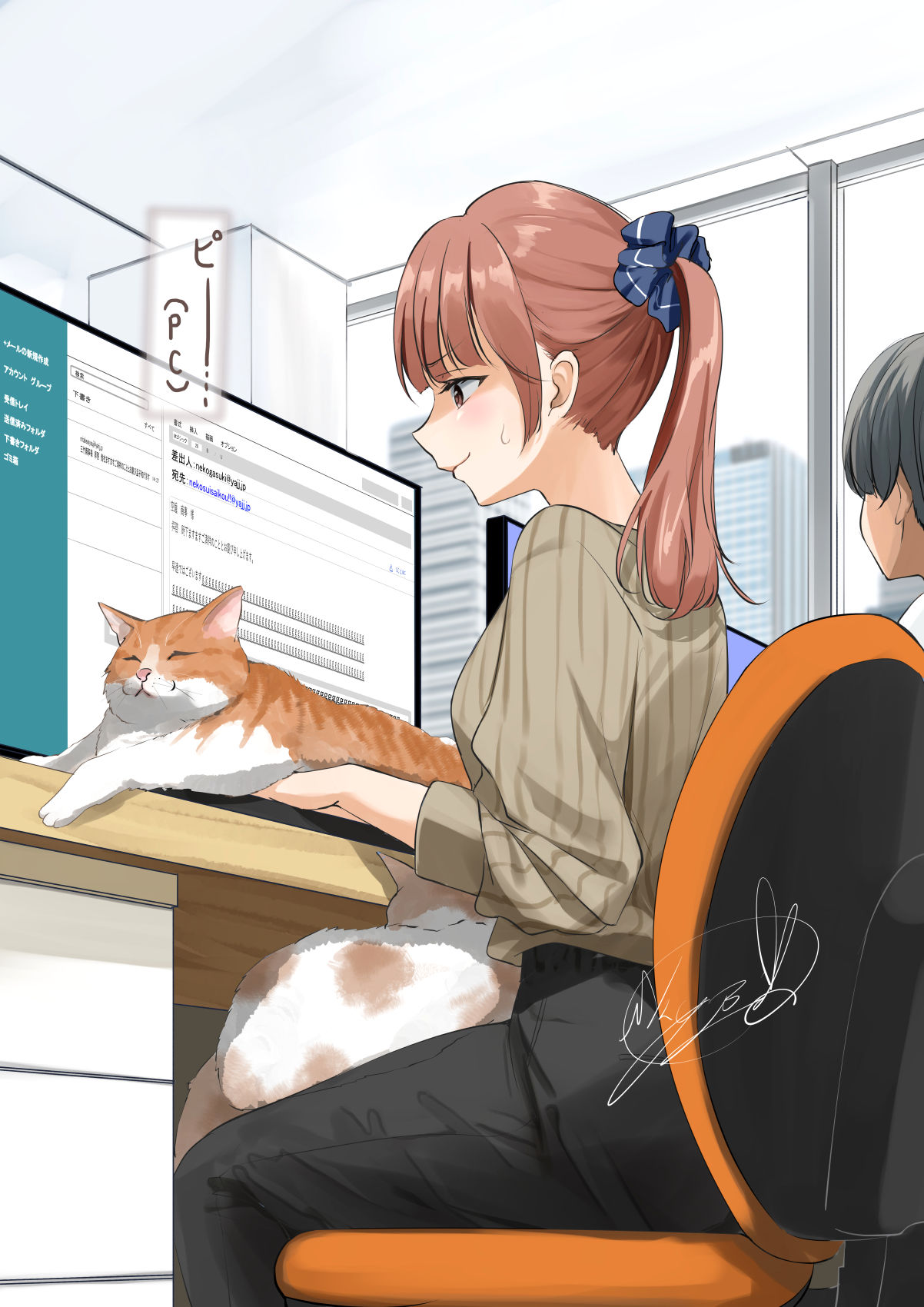 猫ハラ插画图片壁纸