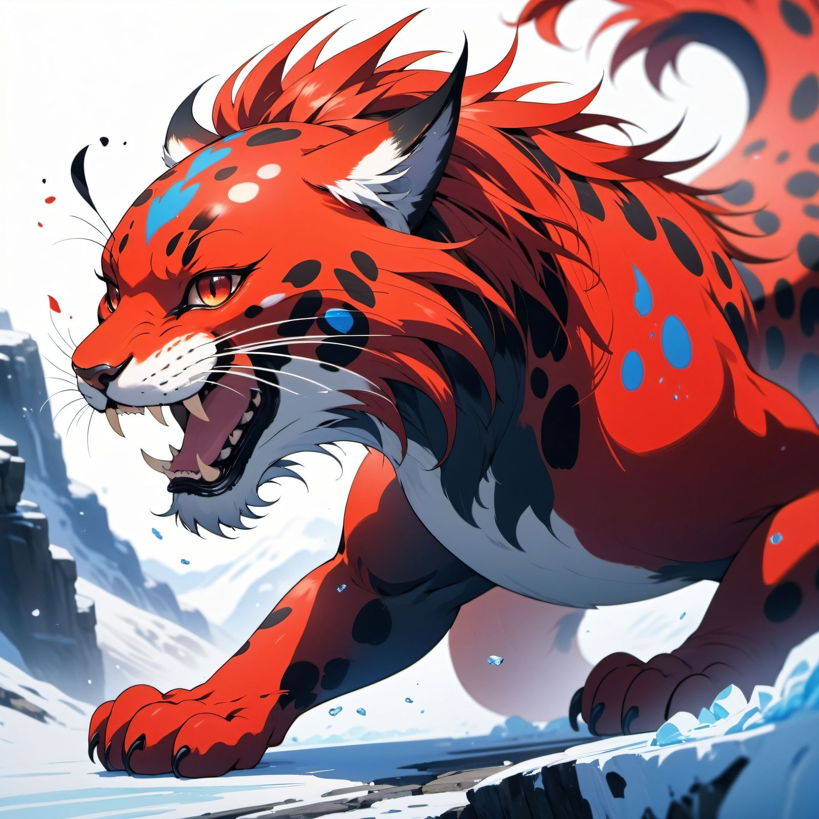 山海经  五尾一角头像同人高清图