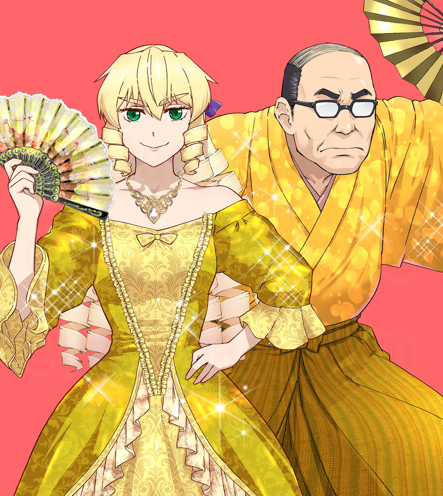 GO（ゴールデンおじさん）插画图片壁纸