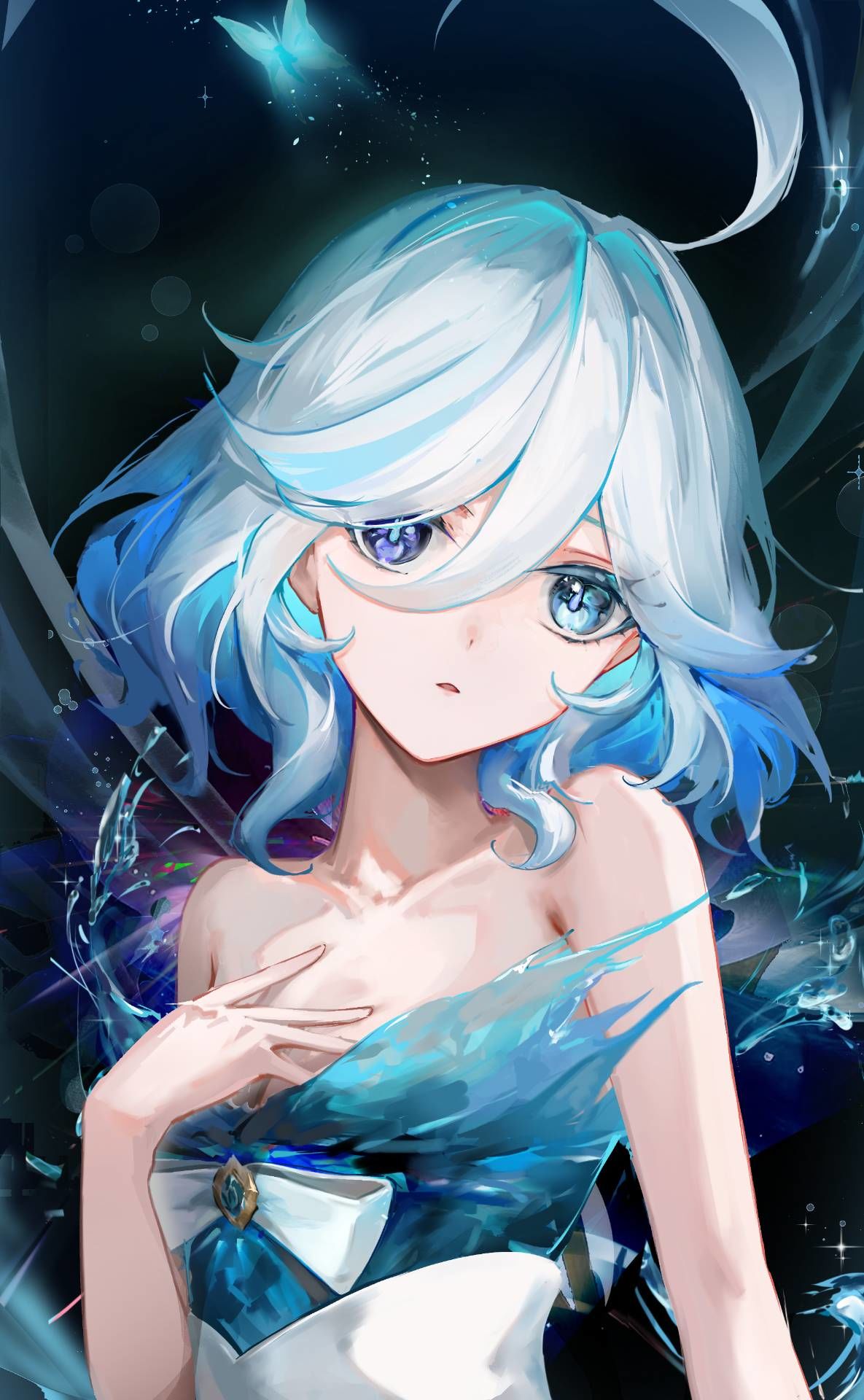 芙宁娜插画图片壁纸