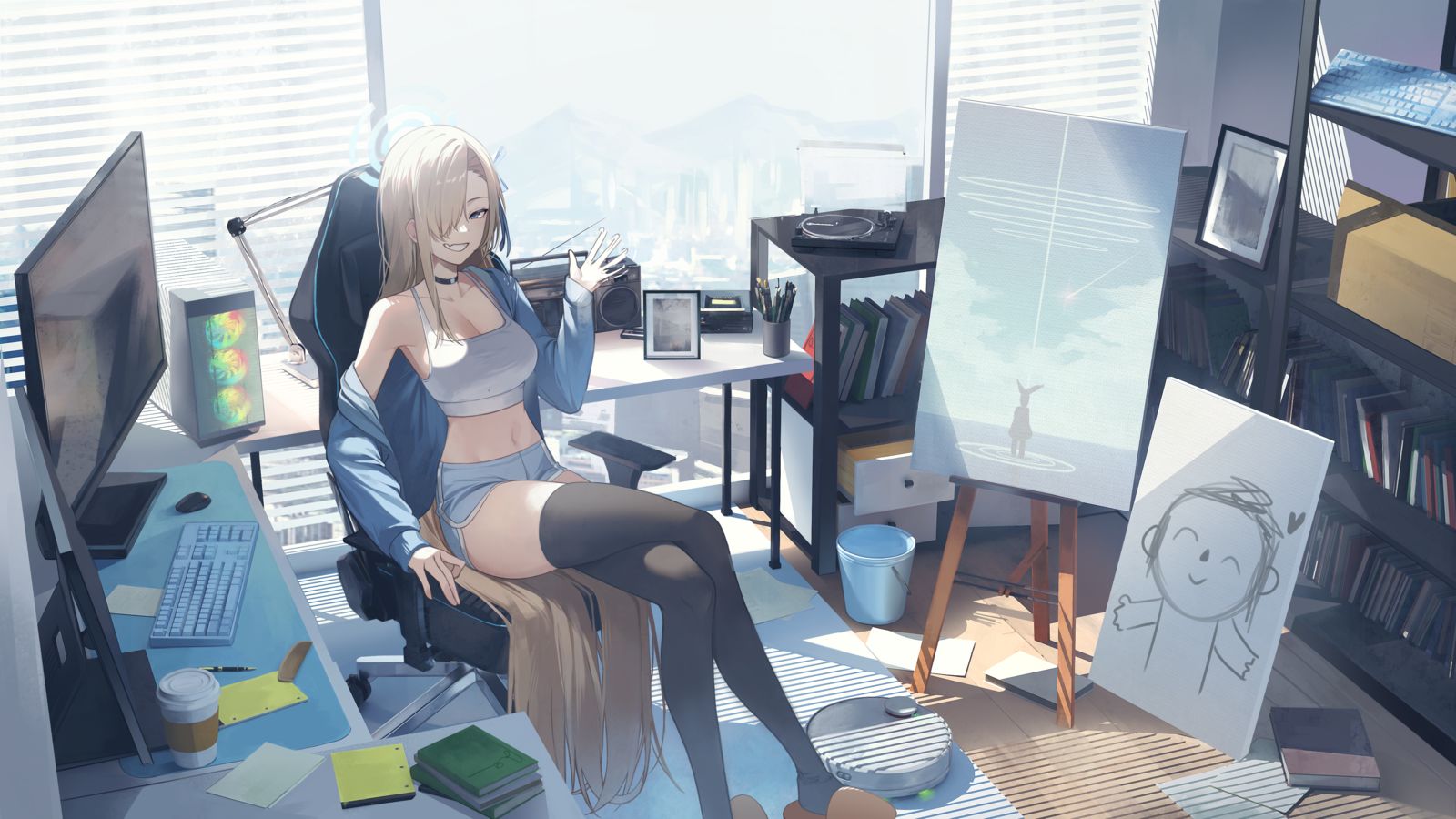 一之瀬アスナ头像同人高清图