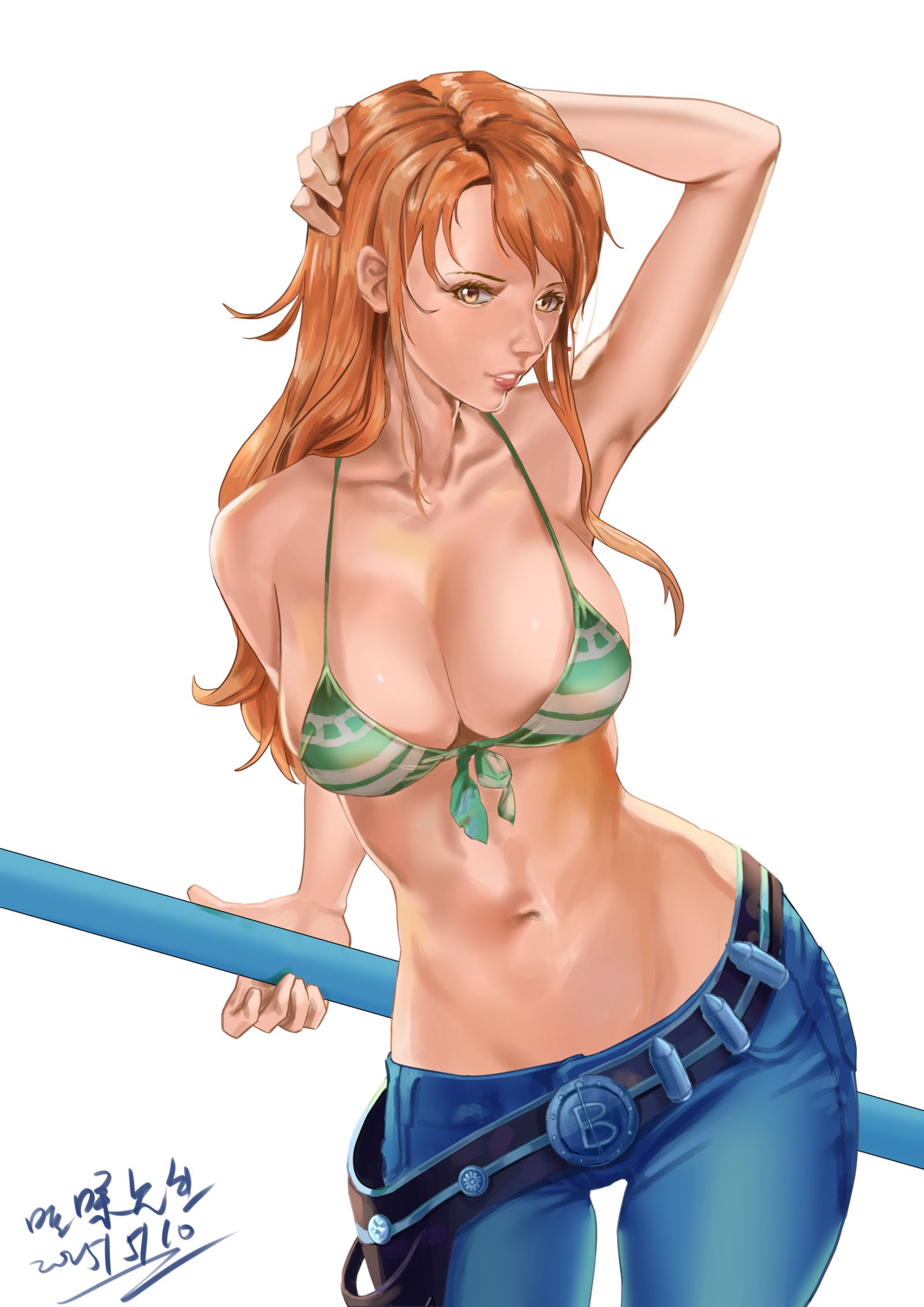 娜美头像同人高清图