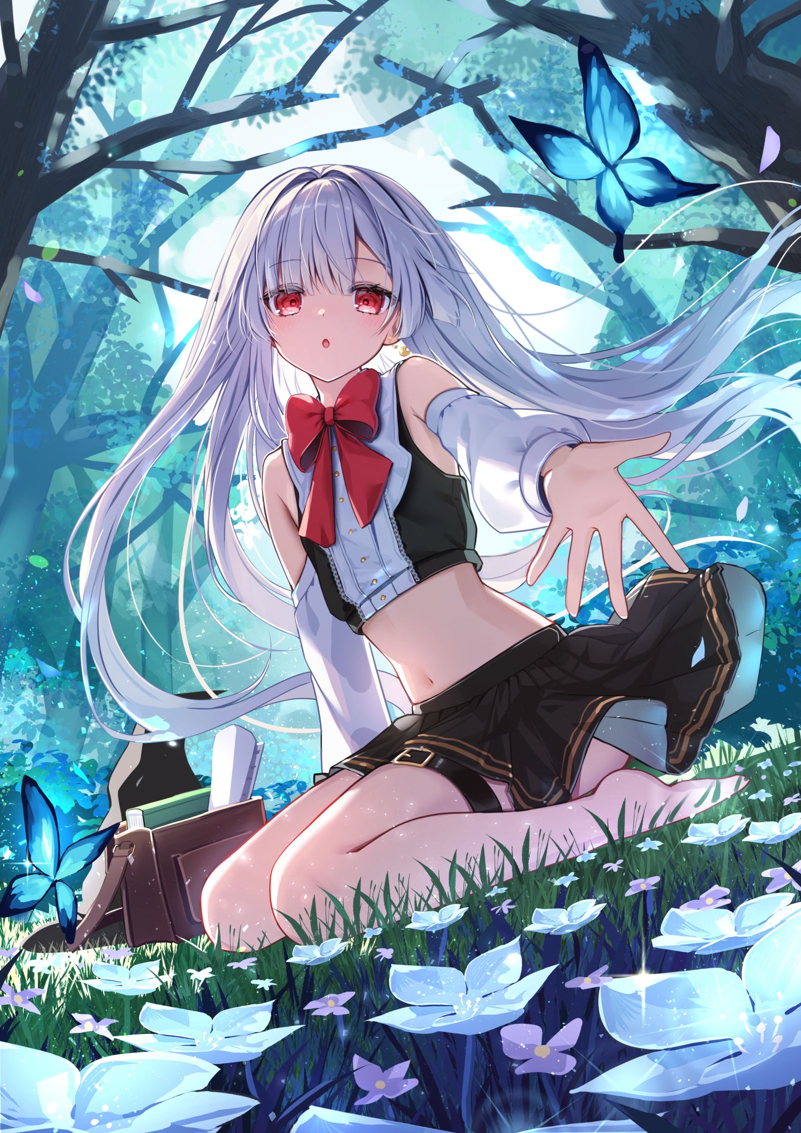 魔法の森の目覚め插画图片壁纸