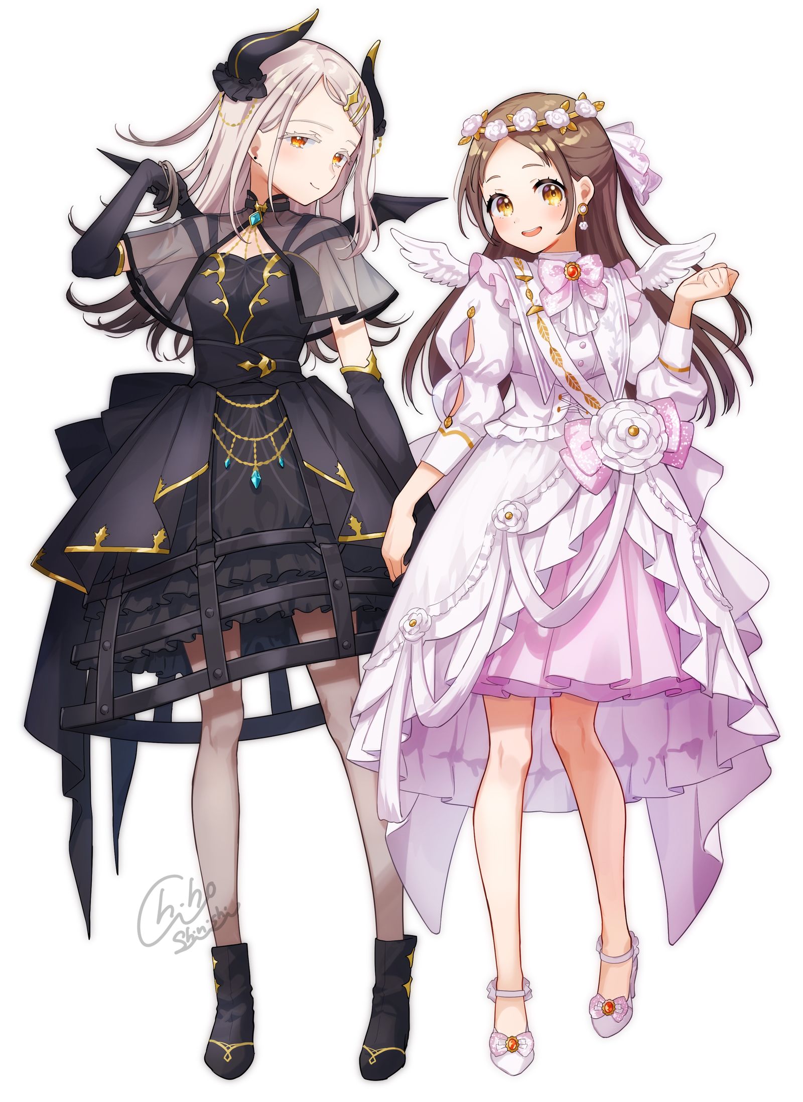  な広と な千奈插画图片壁纸