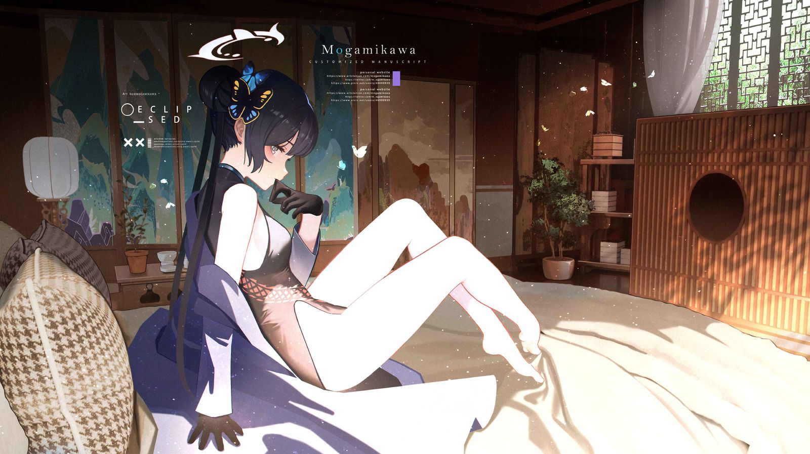 碧蓝档案 妃咲 同人壁纸插画图片壁纸