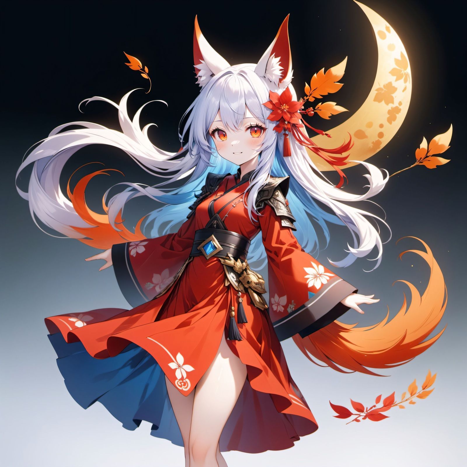 狐娘插画图片壁纸