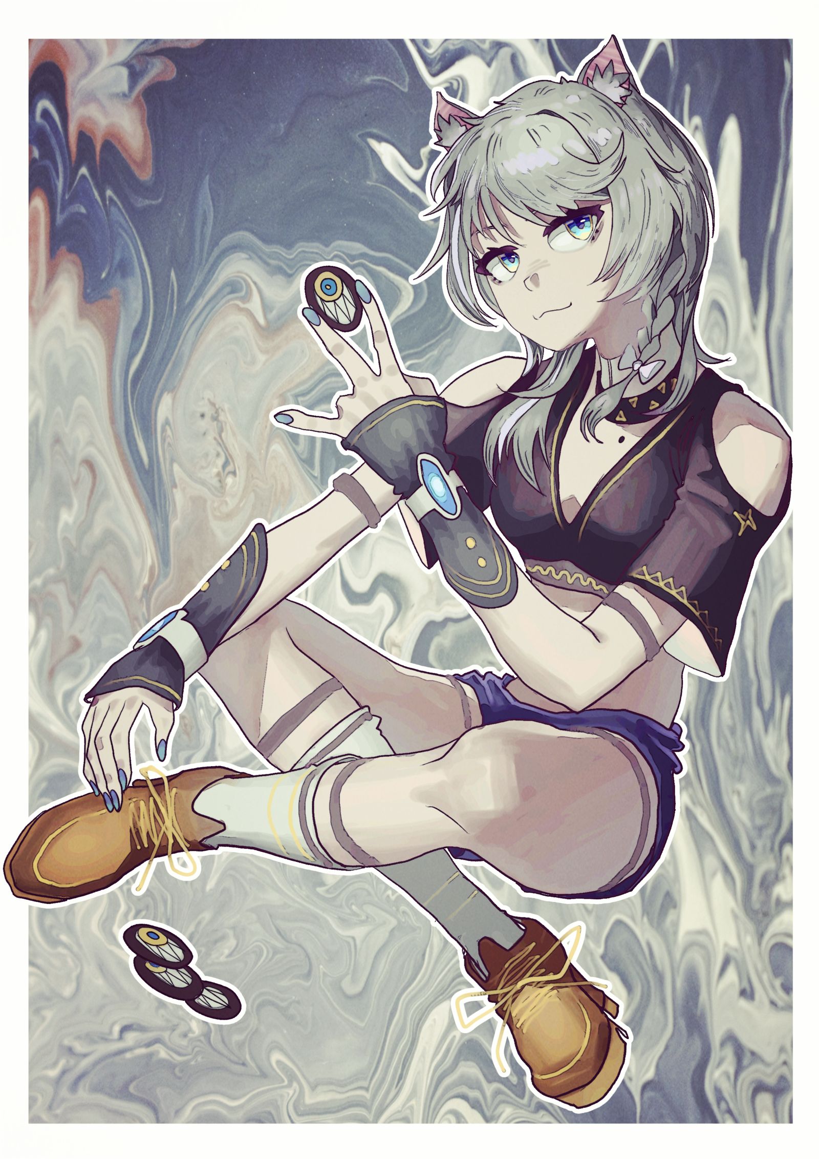 赛飞儿休闲套装-星穹铁道插画