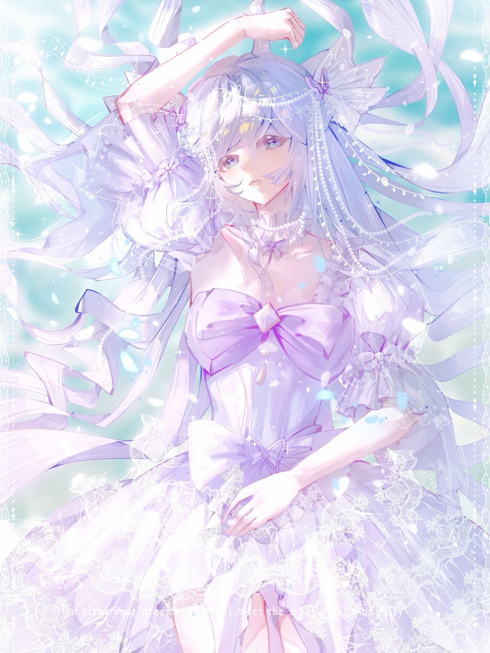 白色神域插画图片壁纸