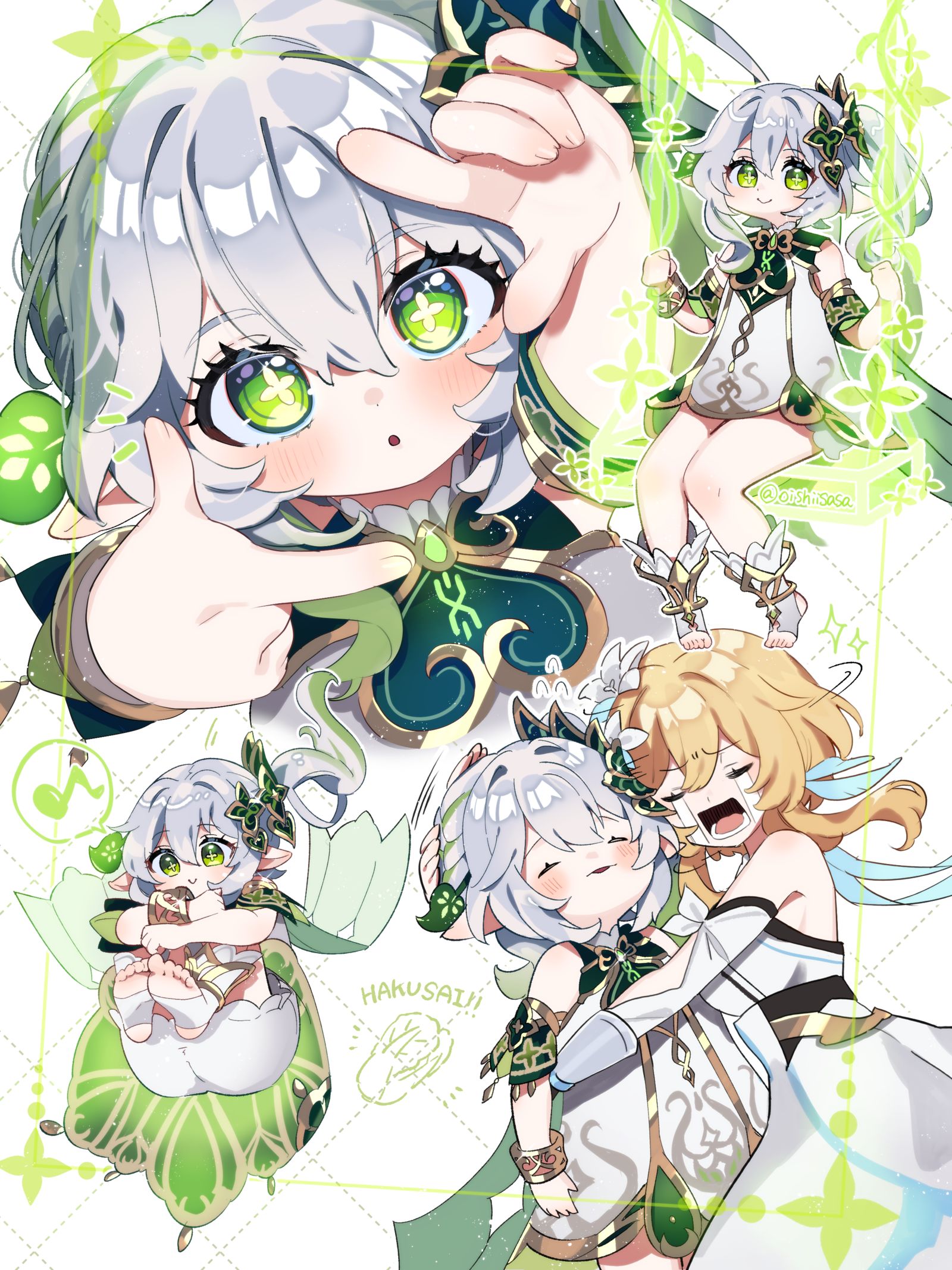ナヒーダちゃん愛してる插画图片壁纸