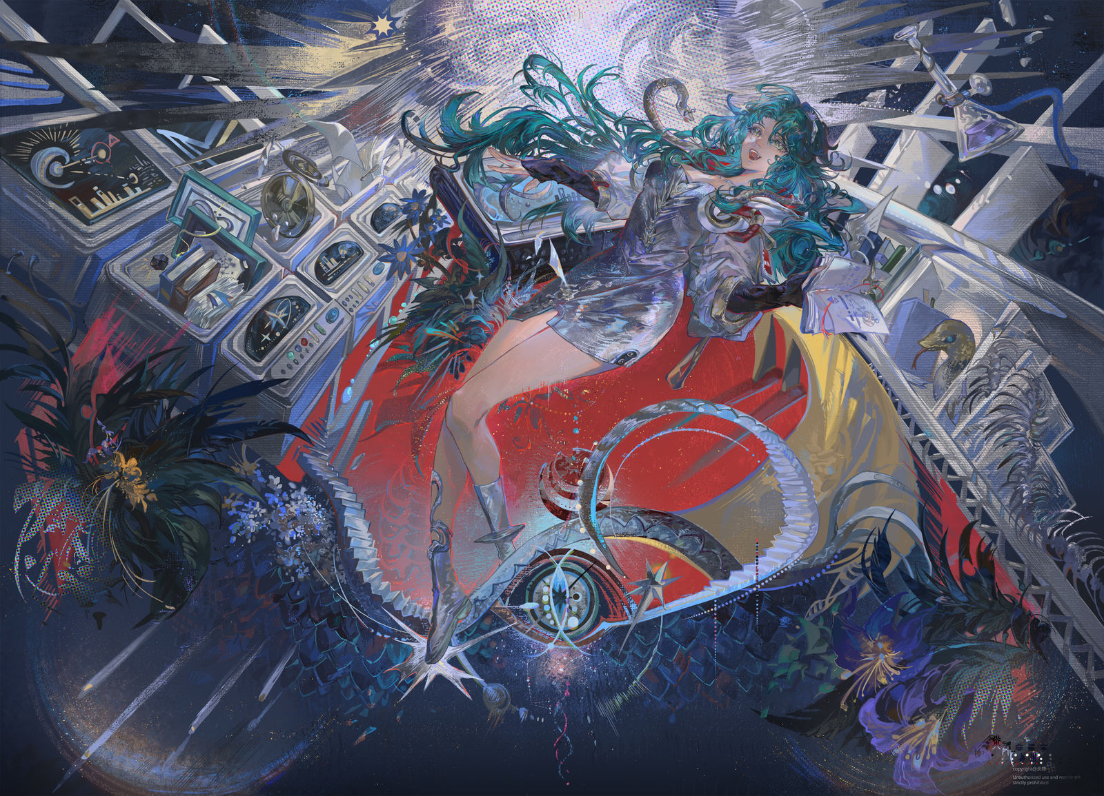 cosmos dust-重返未来1999绘画