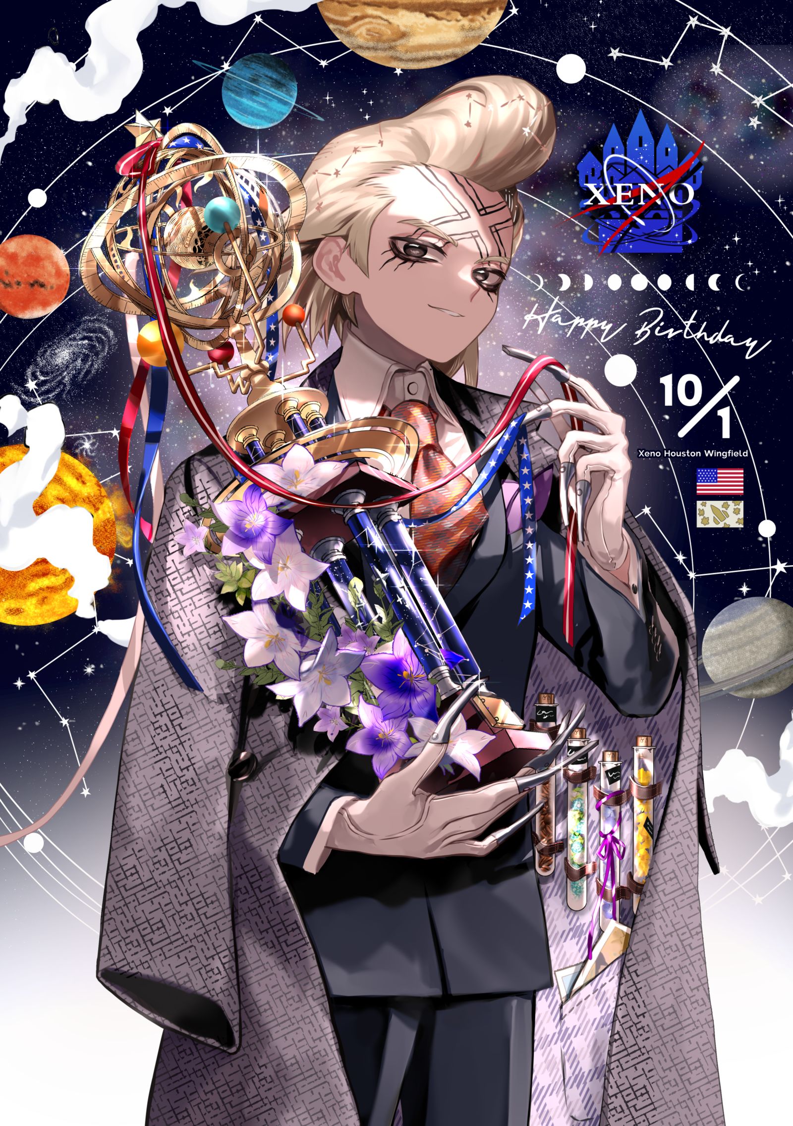 10/1✖ゼ誕插画图片壁纸