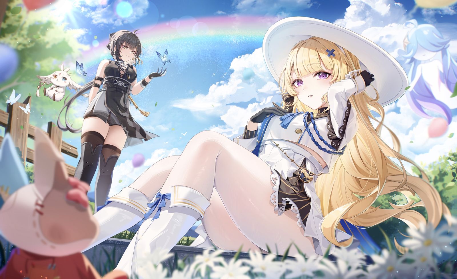 「そよ風が気持ちいい〜...」