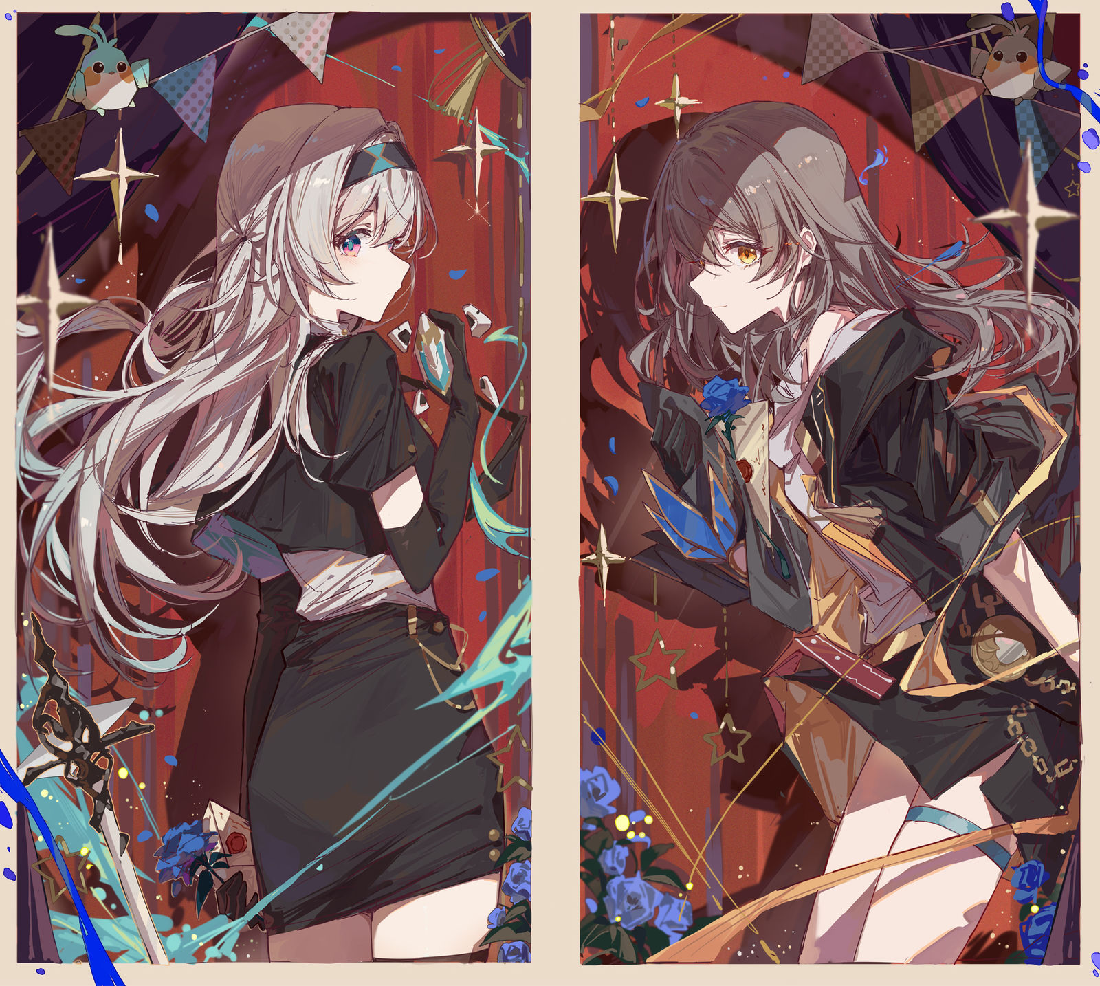【星x流萤】双人+单人礼服动态壁纸头像同人高清图