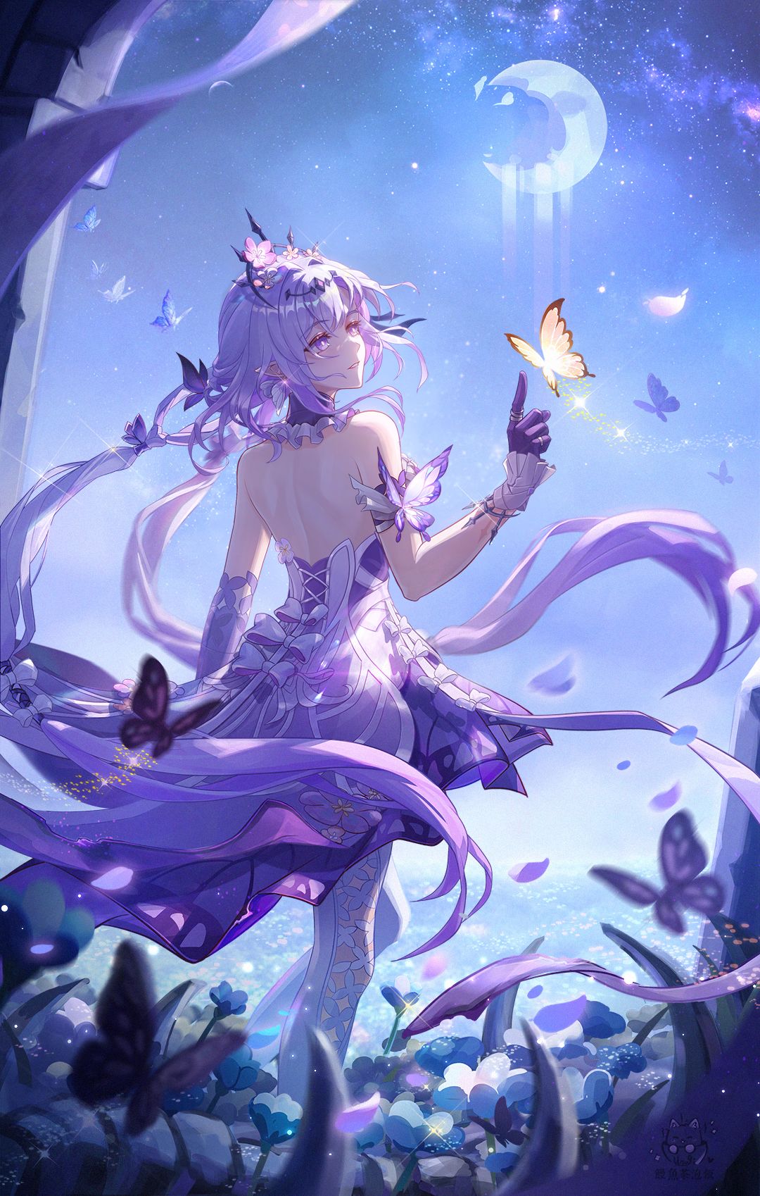 【骸骨生花时】遐蝶头像同人高清图