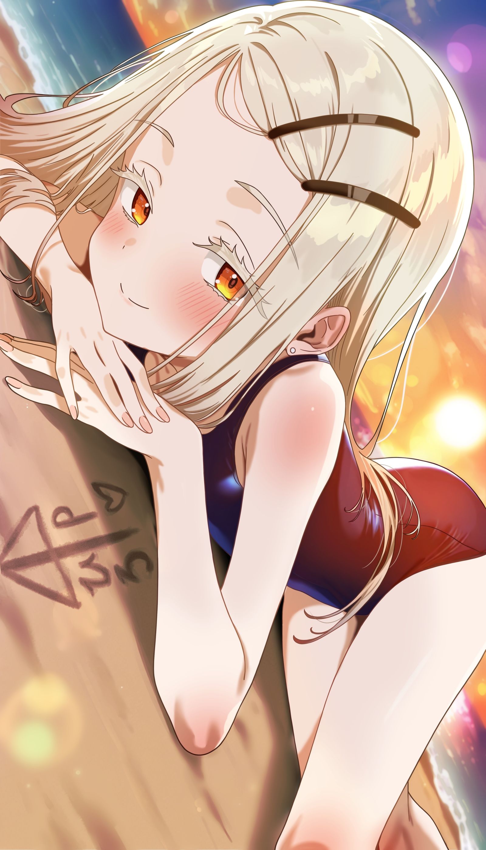 スク水ビーチ篠澤広头像同人高清图