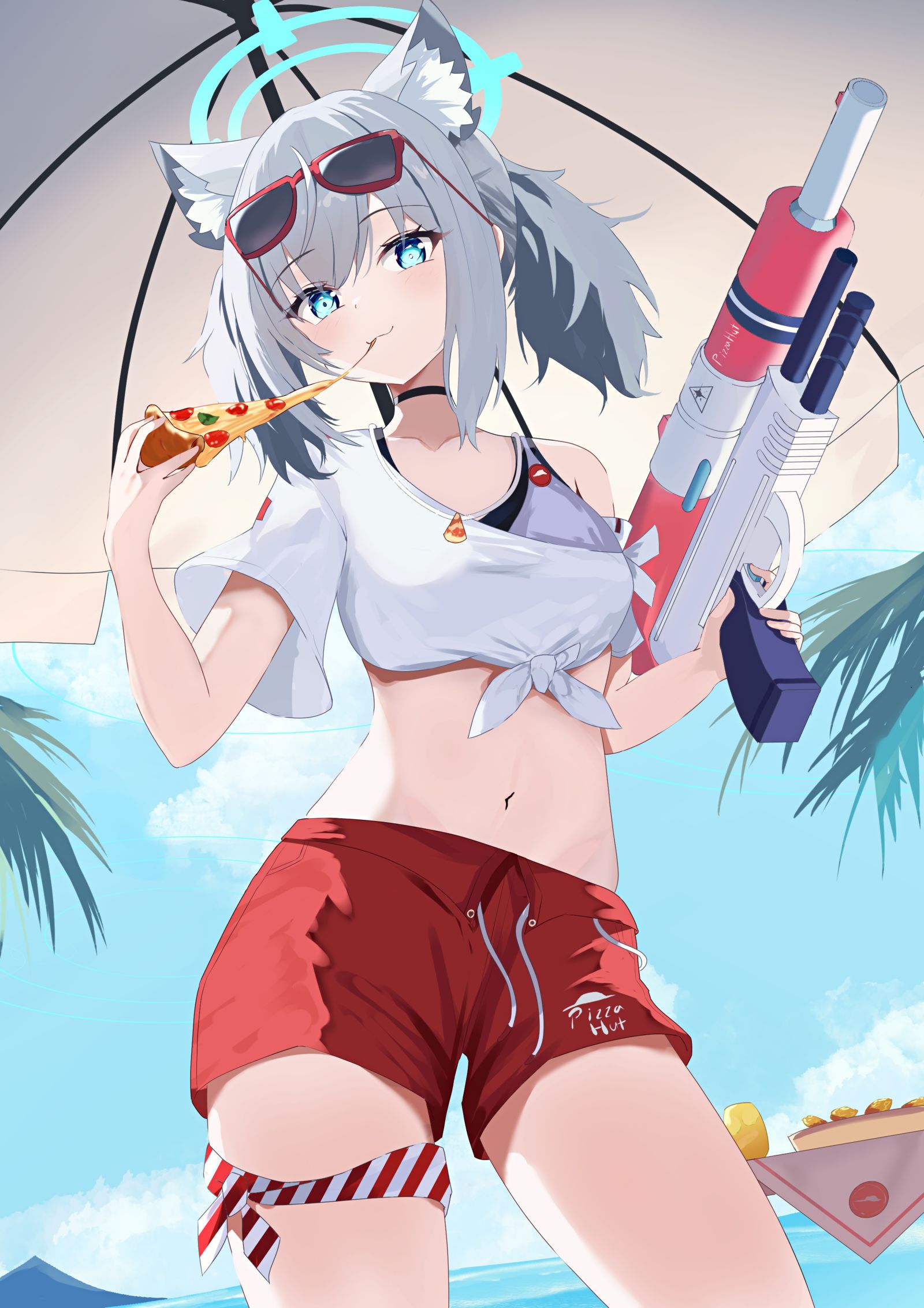 中国版ブルアカピザハットコラボシロコ