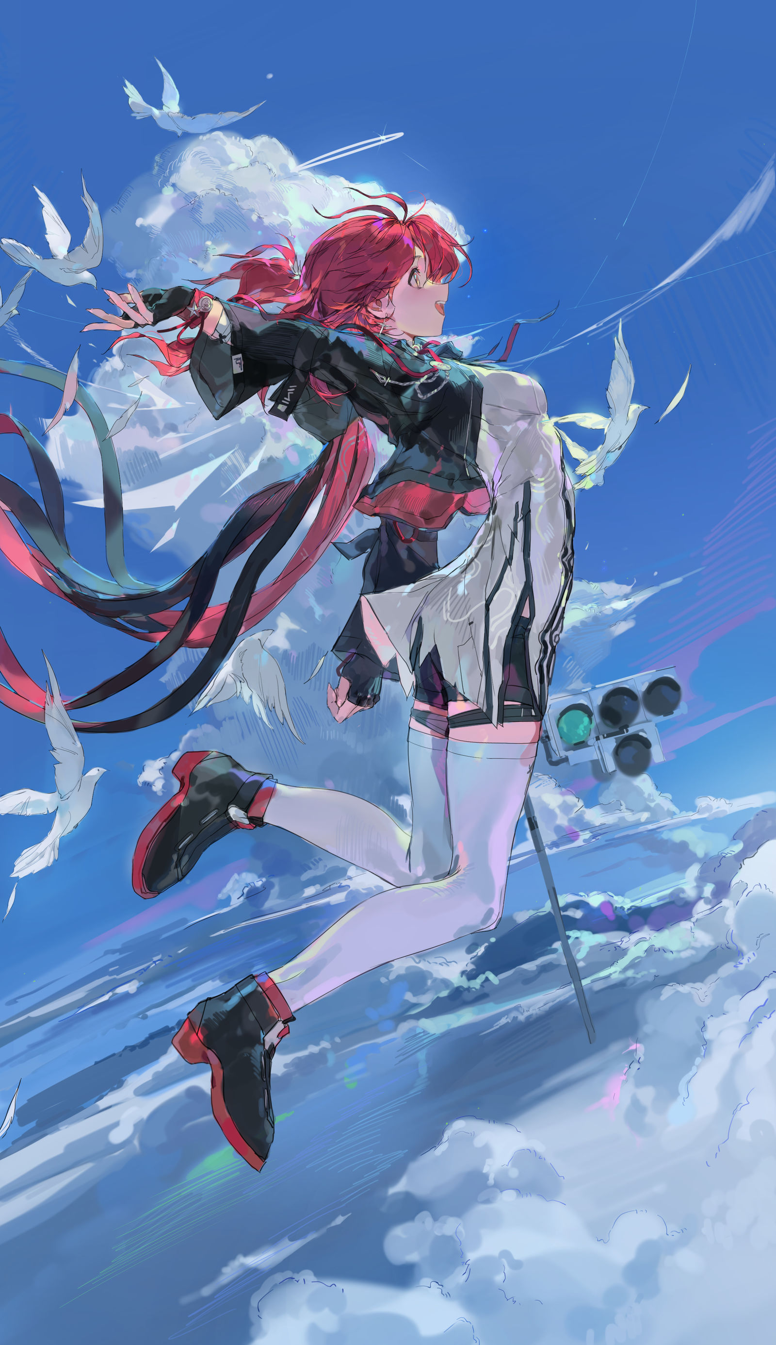 画阿能！-明日方舟能天使