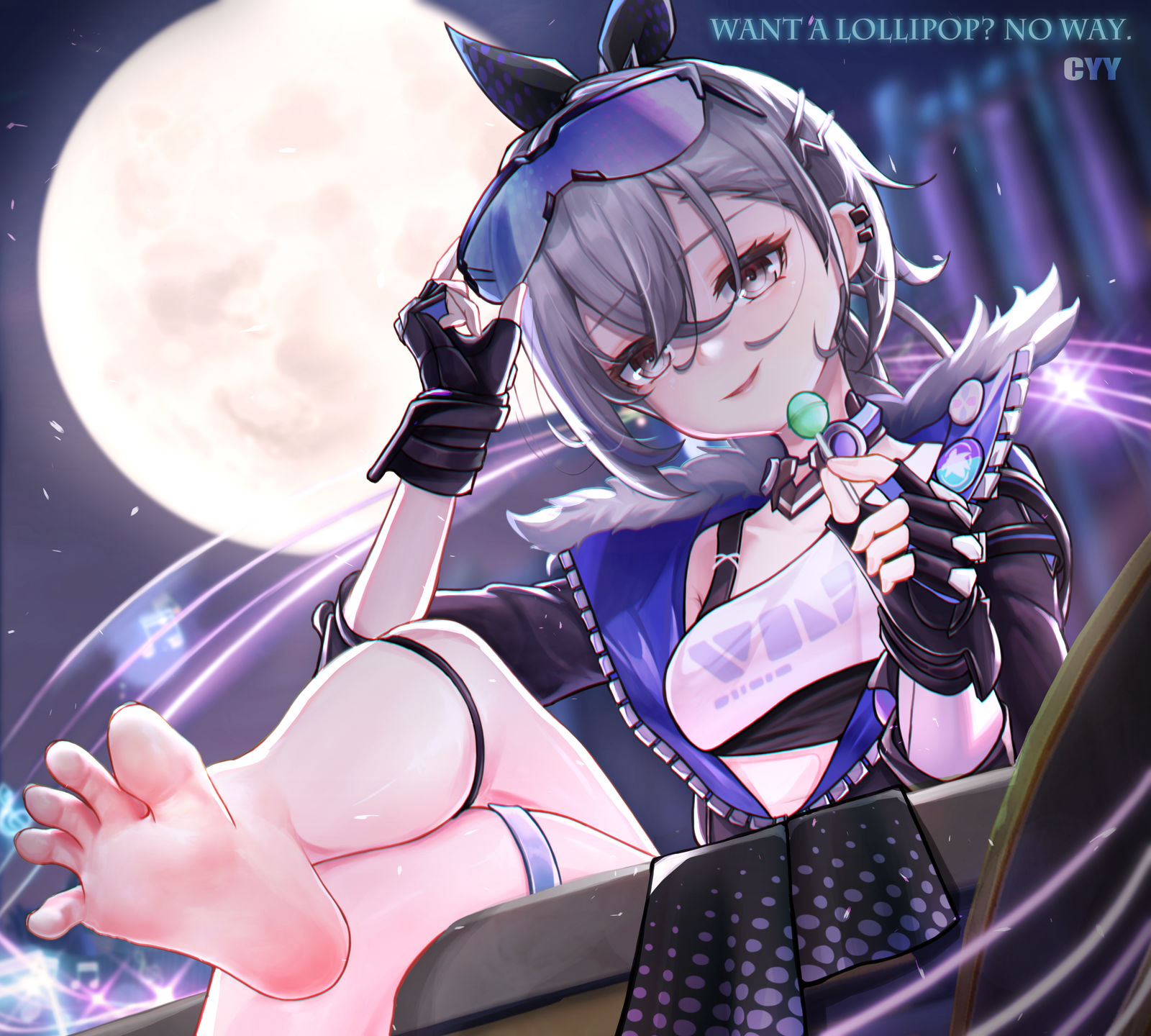 （1w粉丝庆贺）想吃棒棒糖？才不给你。头像同人高清图