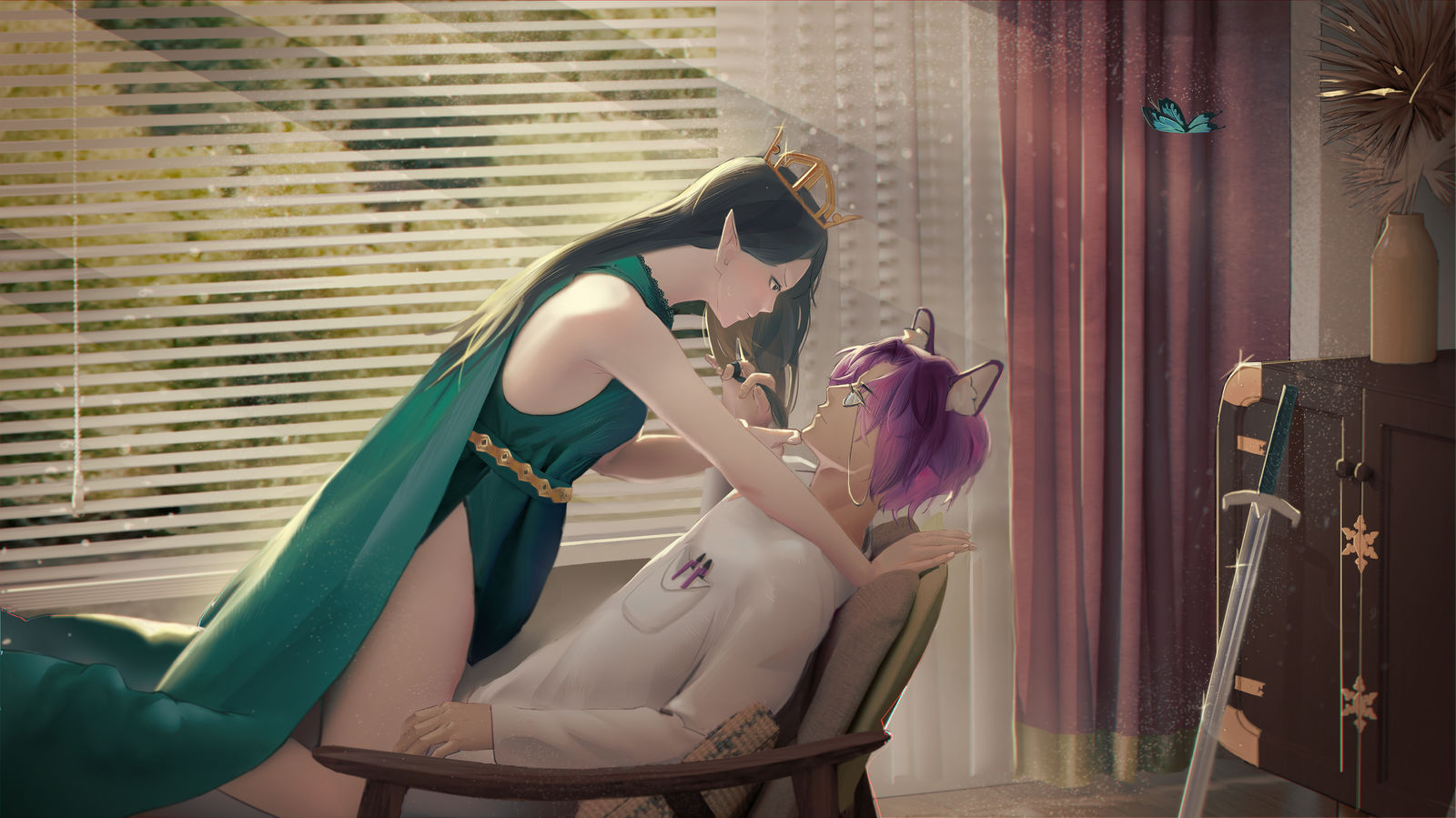 intp and enfj插画图片壁纸