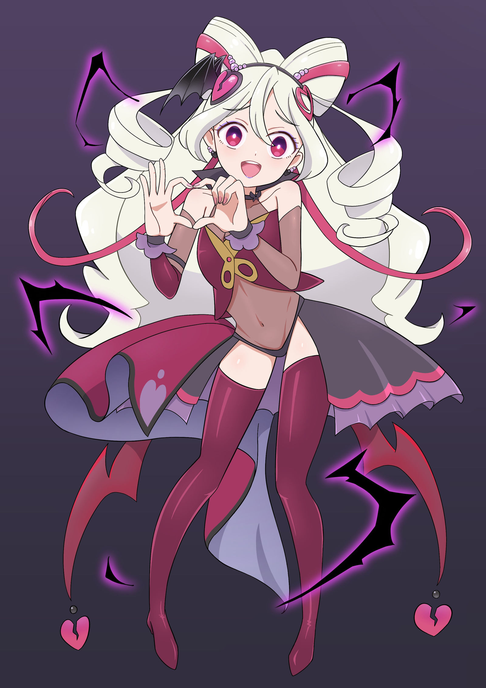 闇に堕ちたキュアアイドル・Dark Idol头像同人高清图