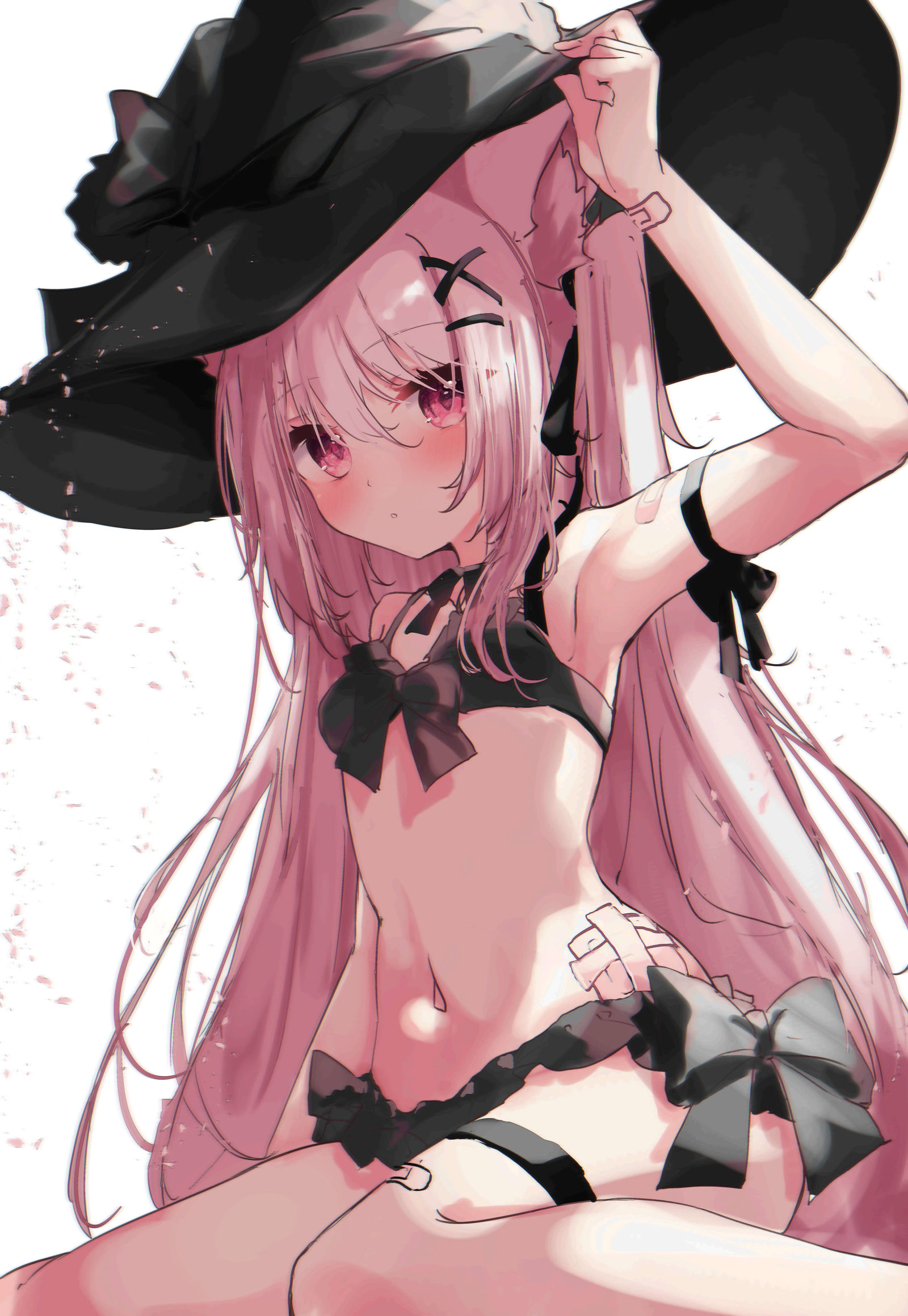 けもみみ×水着-女孩子粉色头发