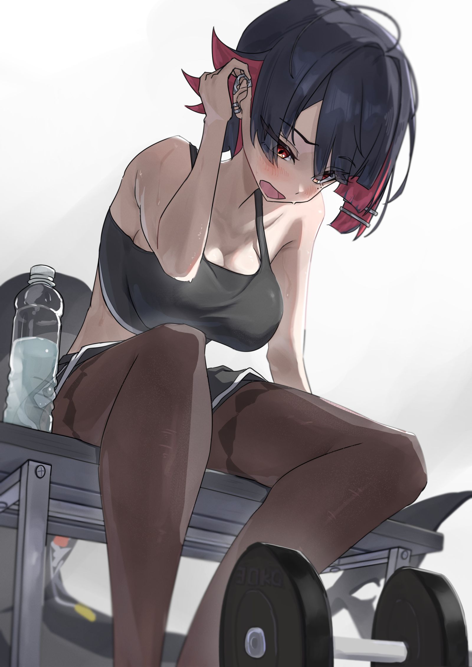 筋トレエレン插画图片壁纸
