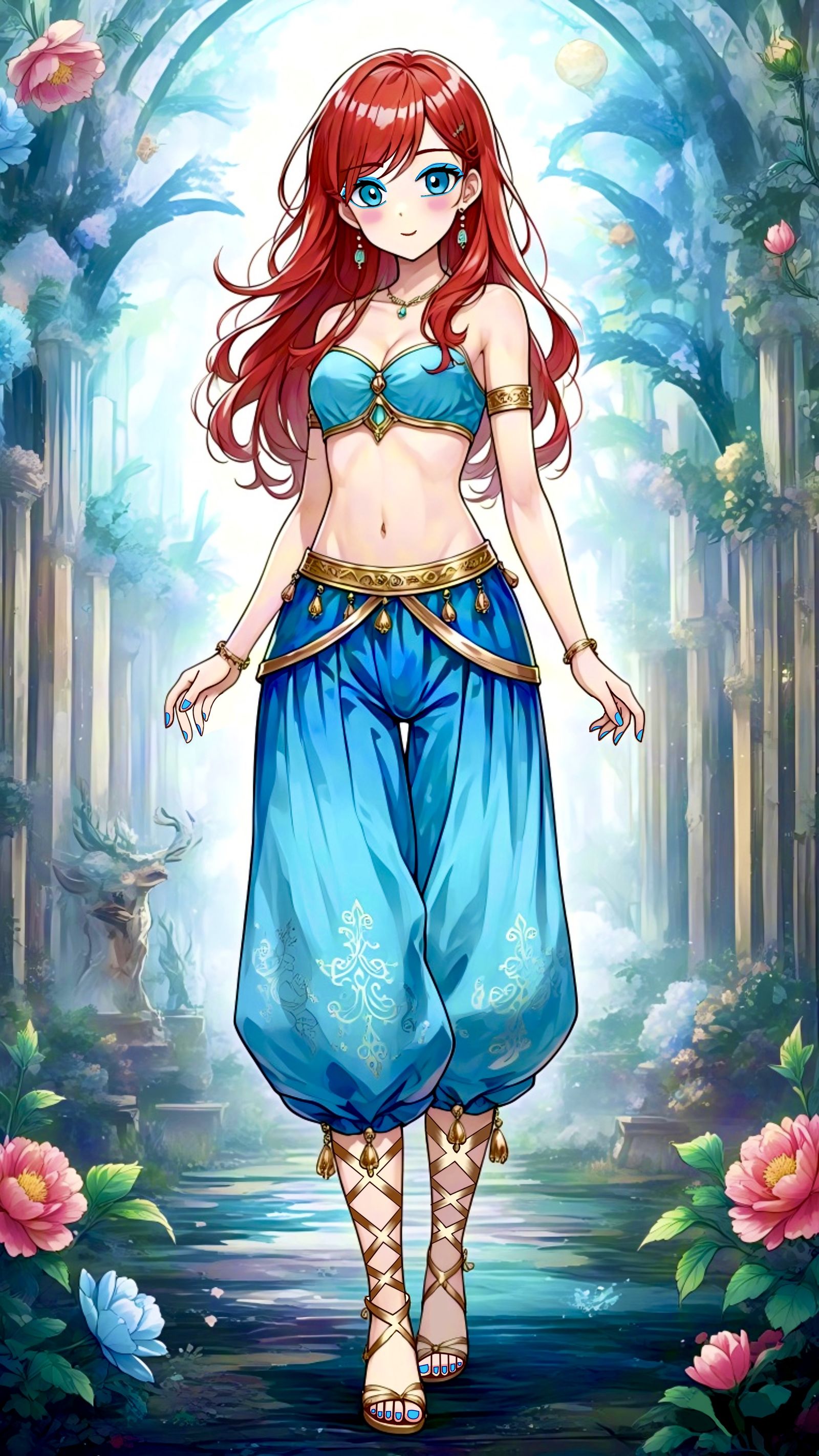 妮露新皮肤：真·种门圣女头像同人高清图