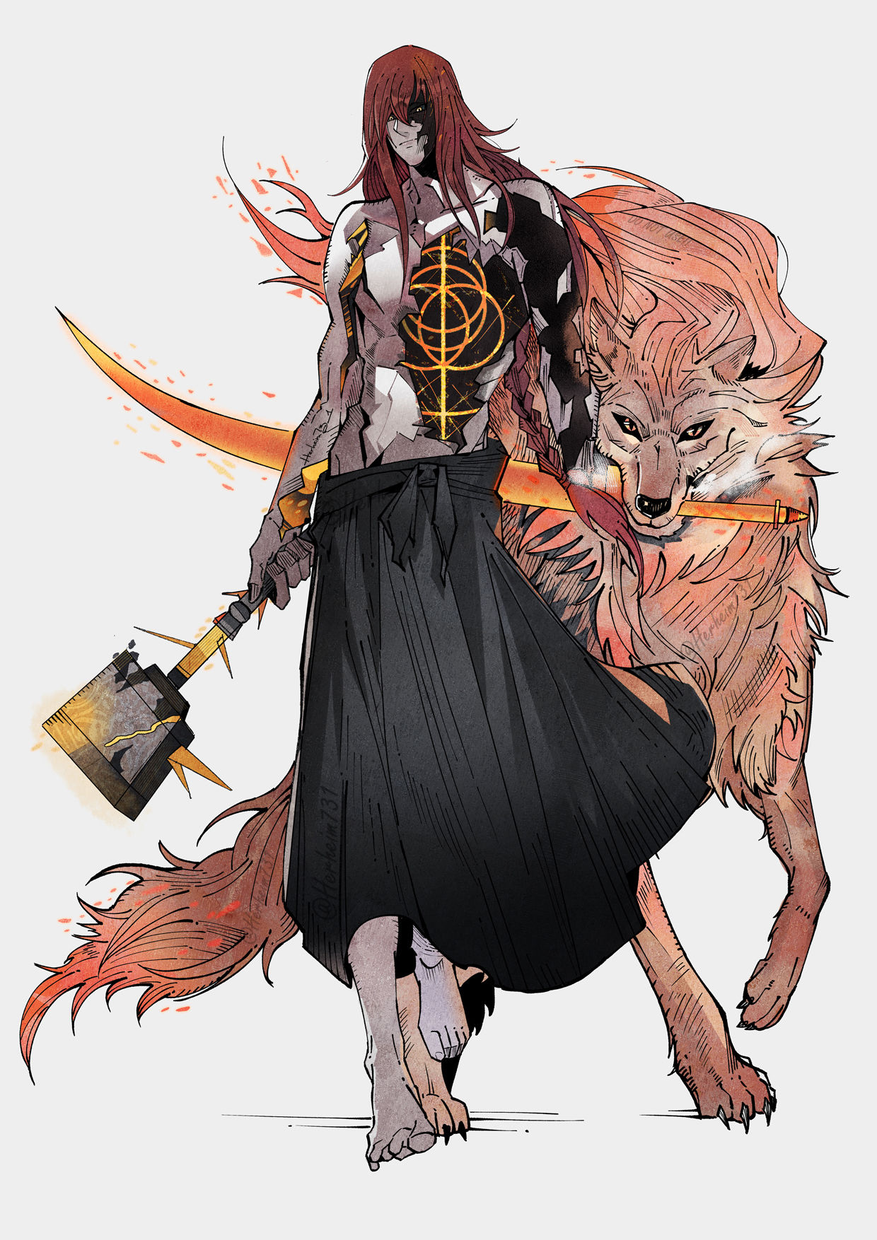 Radagon & Red Wolf头像同人高清图