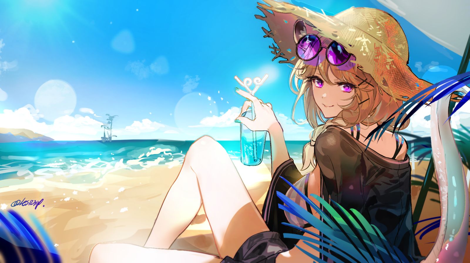 明日方舟 ウタゲ头像同人高清图