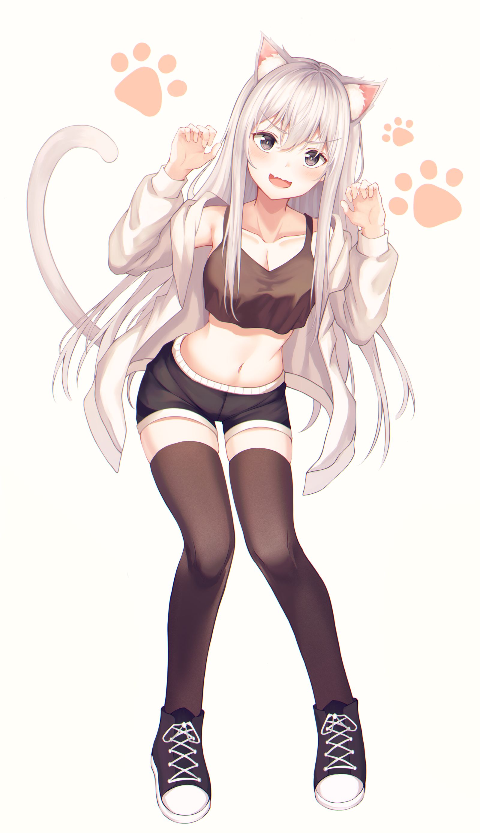 neko插画图片壁纸