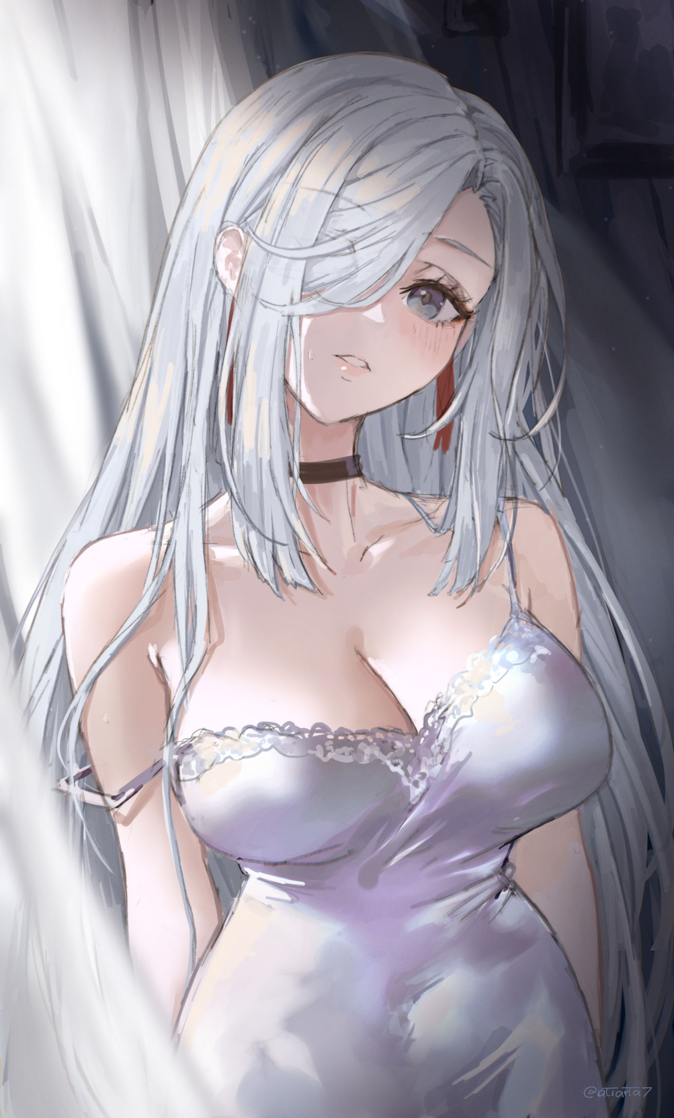 shenhe插画图片壁纸