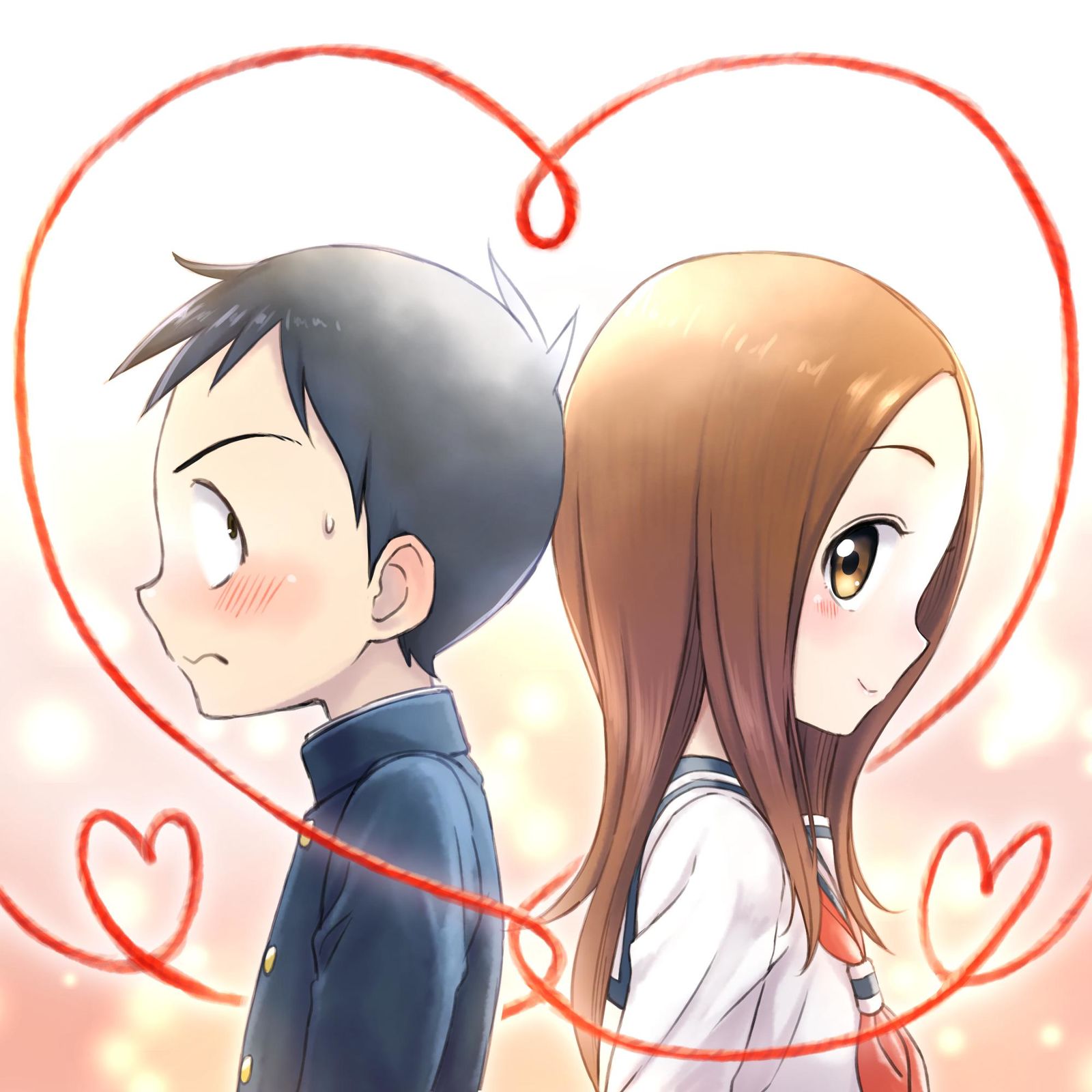 からかい上手の高木さん插画图片壁纸