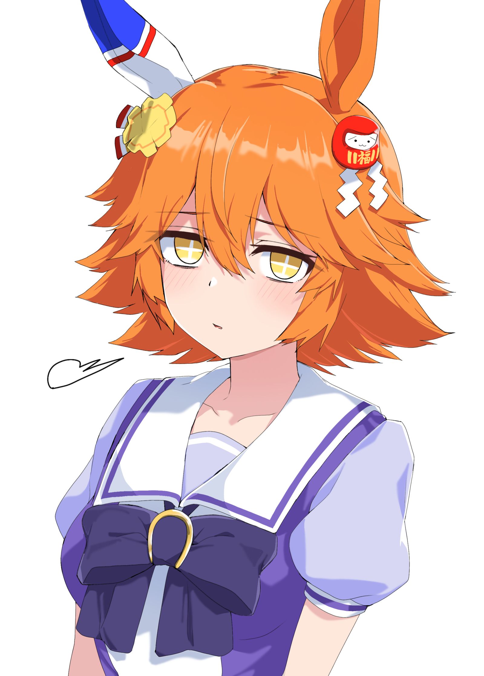 ジト目フクちゃん插画图片壁纸