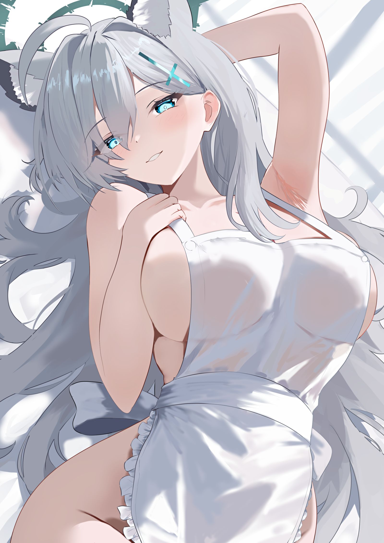 シロコテラー（裸エプロン）