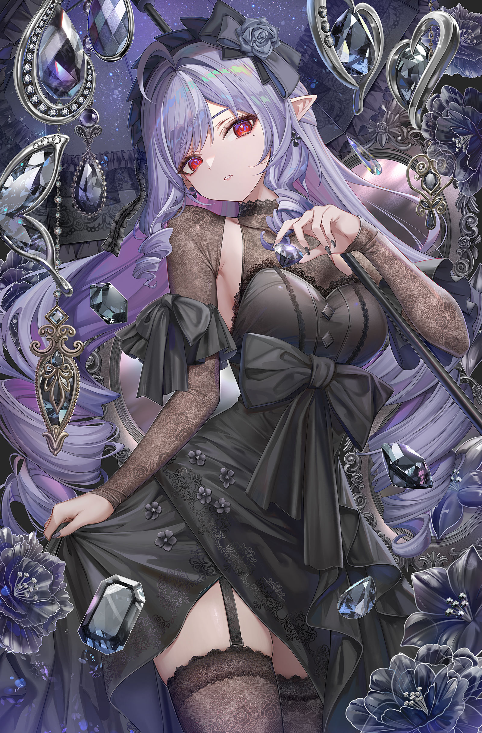 ブラックダイヤビビアン插画图片壁纸