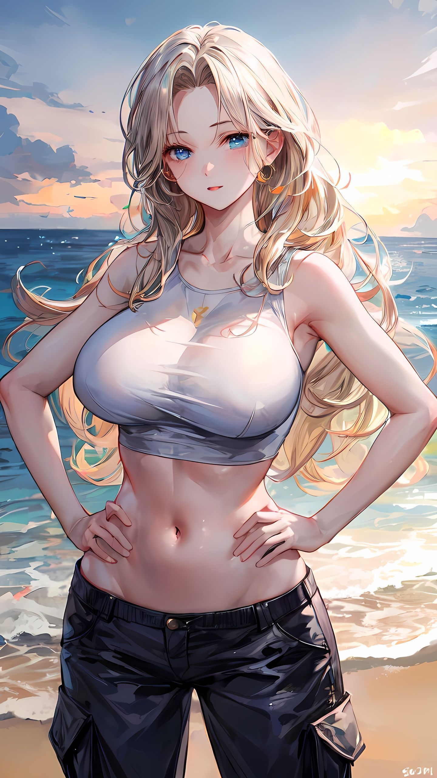 美女插画图片壁纸