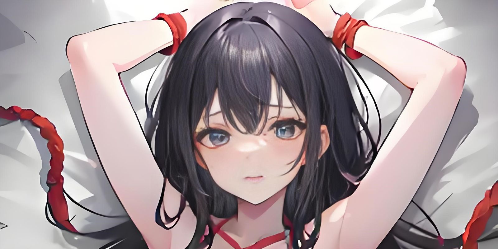戴红色手链的少女头像同人高清图