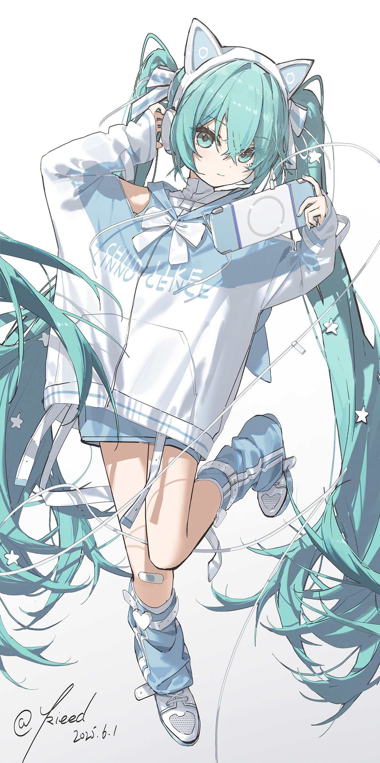 miku插画图片壁纸