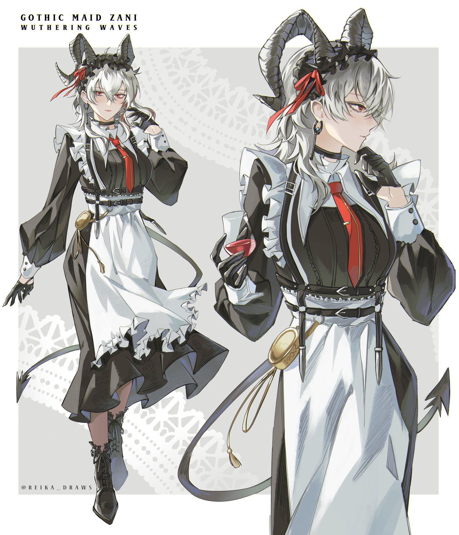 Maid Zani-立绘鸣潮