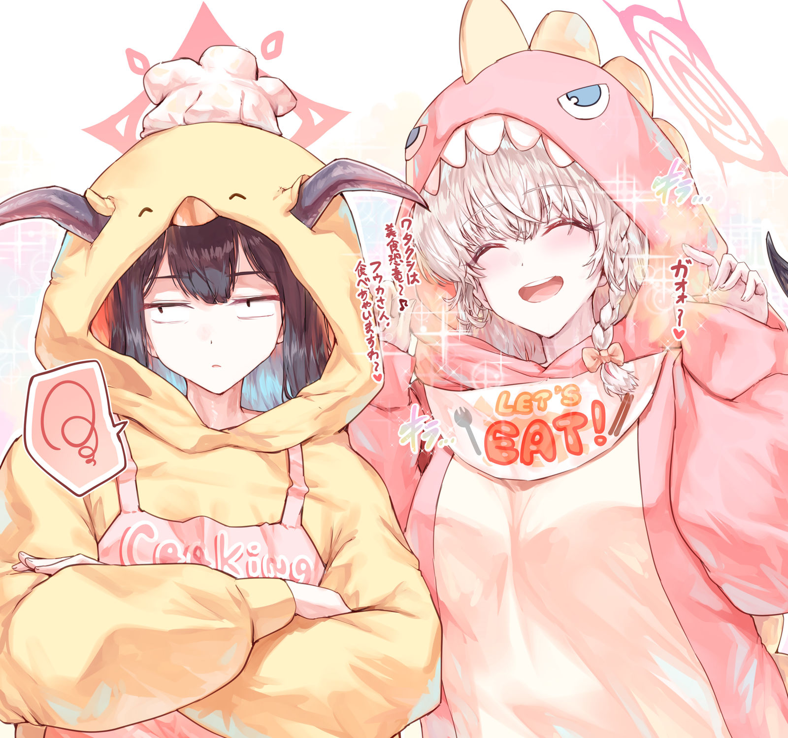 パジャマフウハル插画图片壁纸