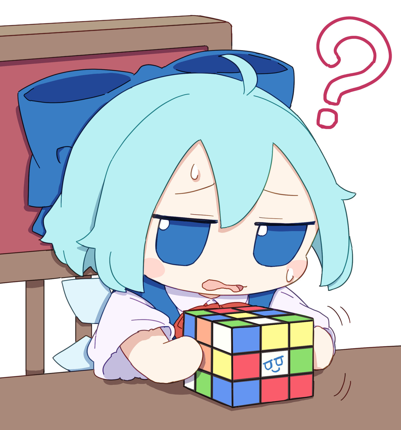 ルービックキューブ插画图片壁纸