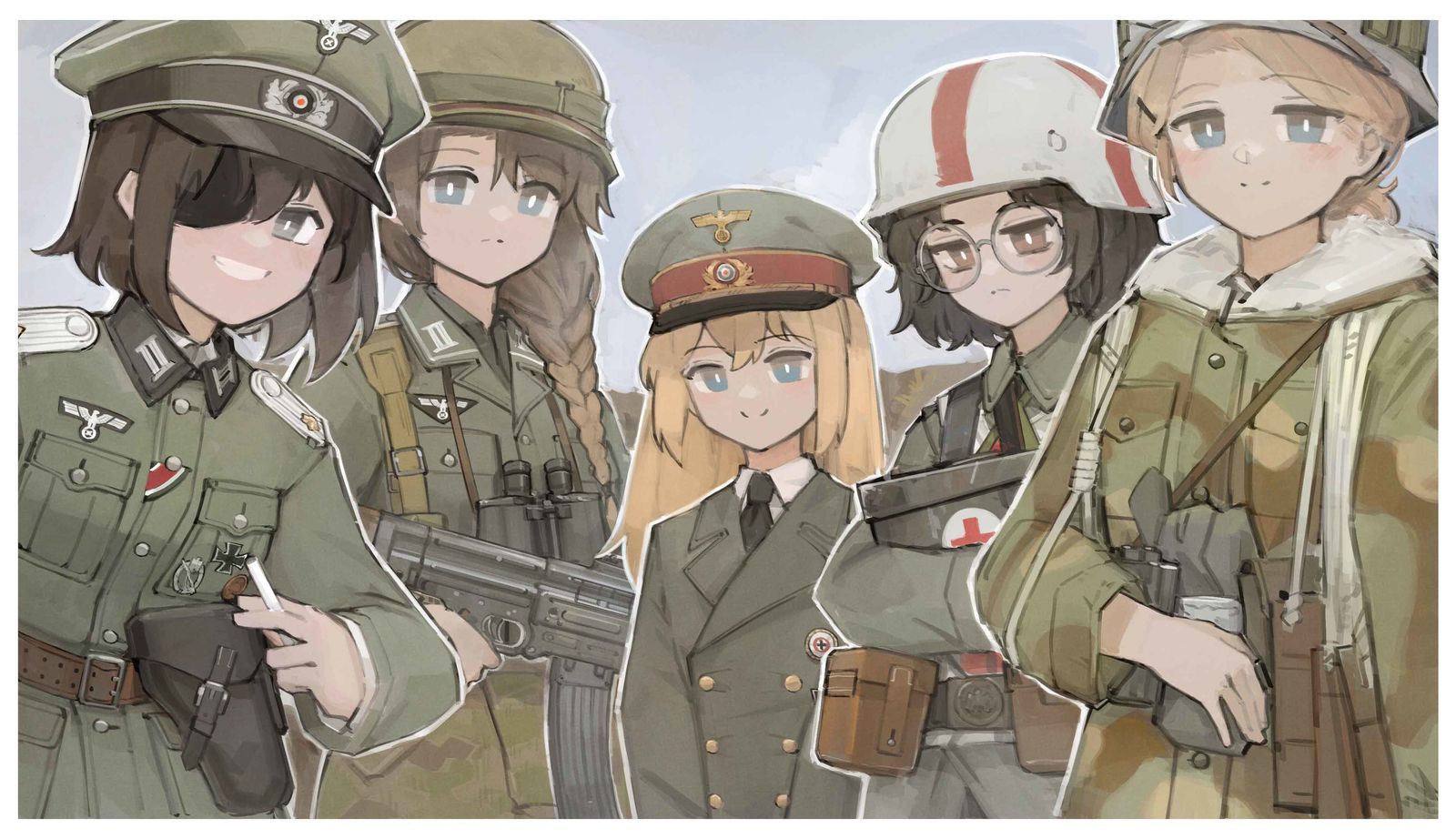 Group Photo 2022插画图片壁纸