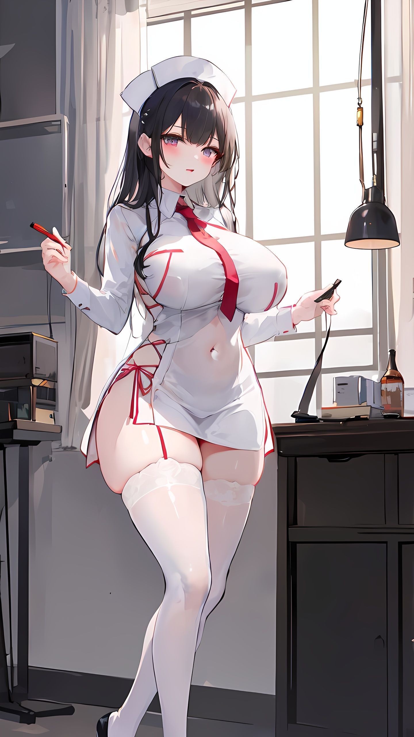护士美女插画图片壁纸