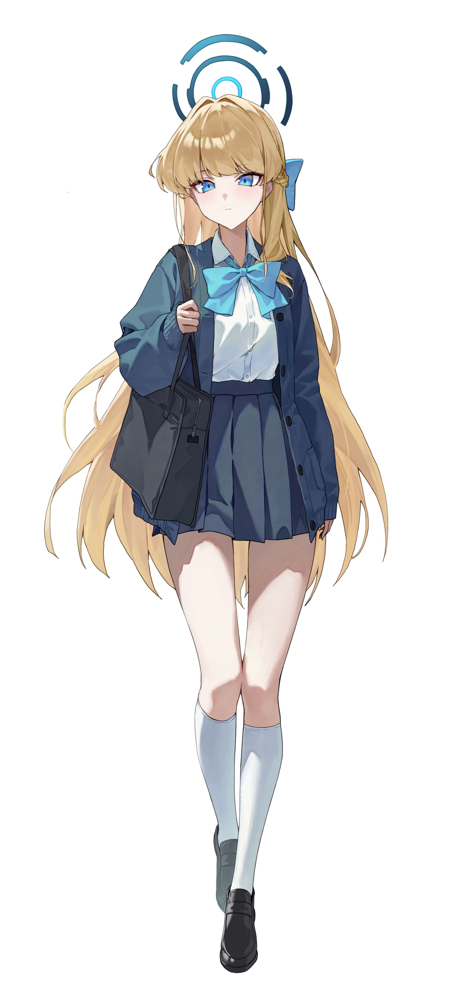 トキ(制服)插画图片壁纸