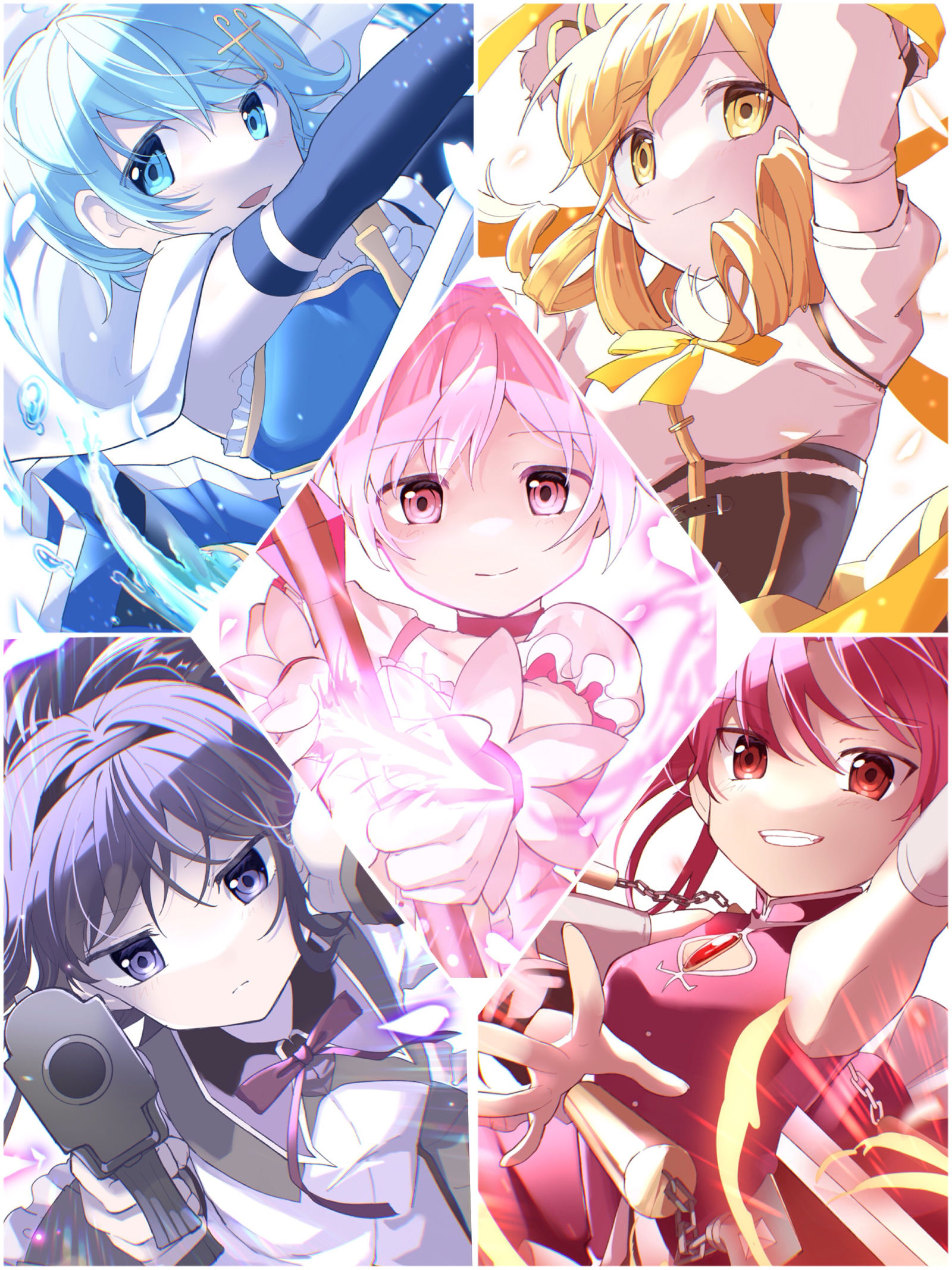5人の魔法少女-佐仓杏子美树沙耶香
