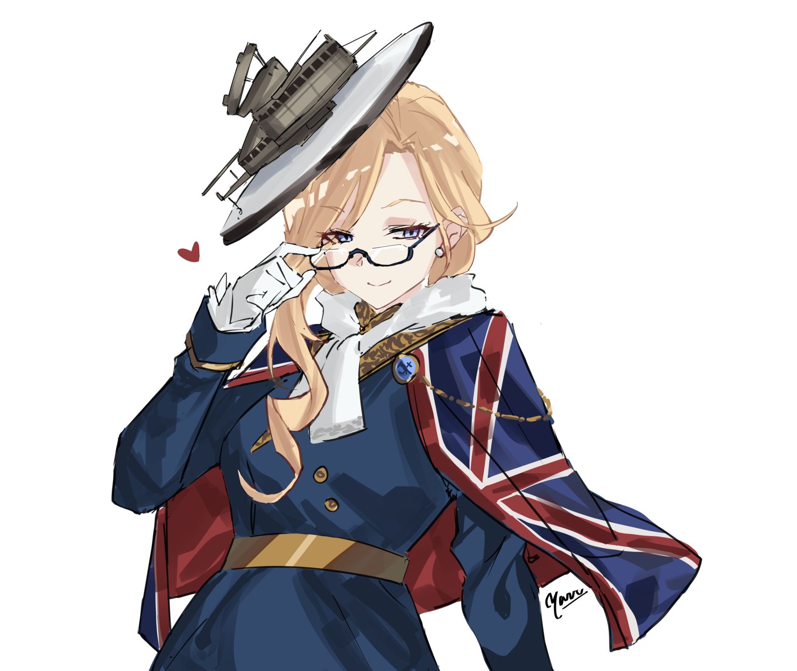 Megane Lady Hood插画图片壁纸